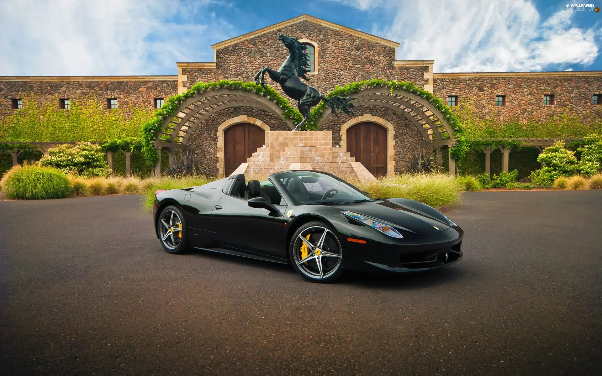 VEGETATION, Ferrari, 458 Building