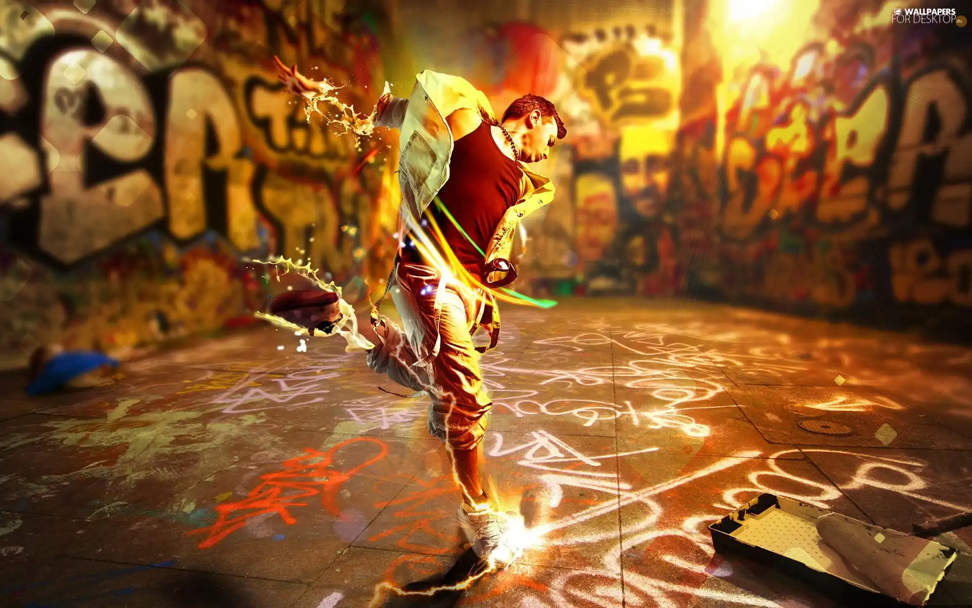a man, dance