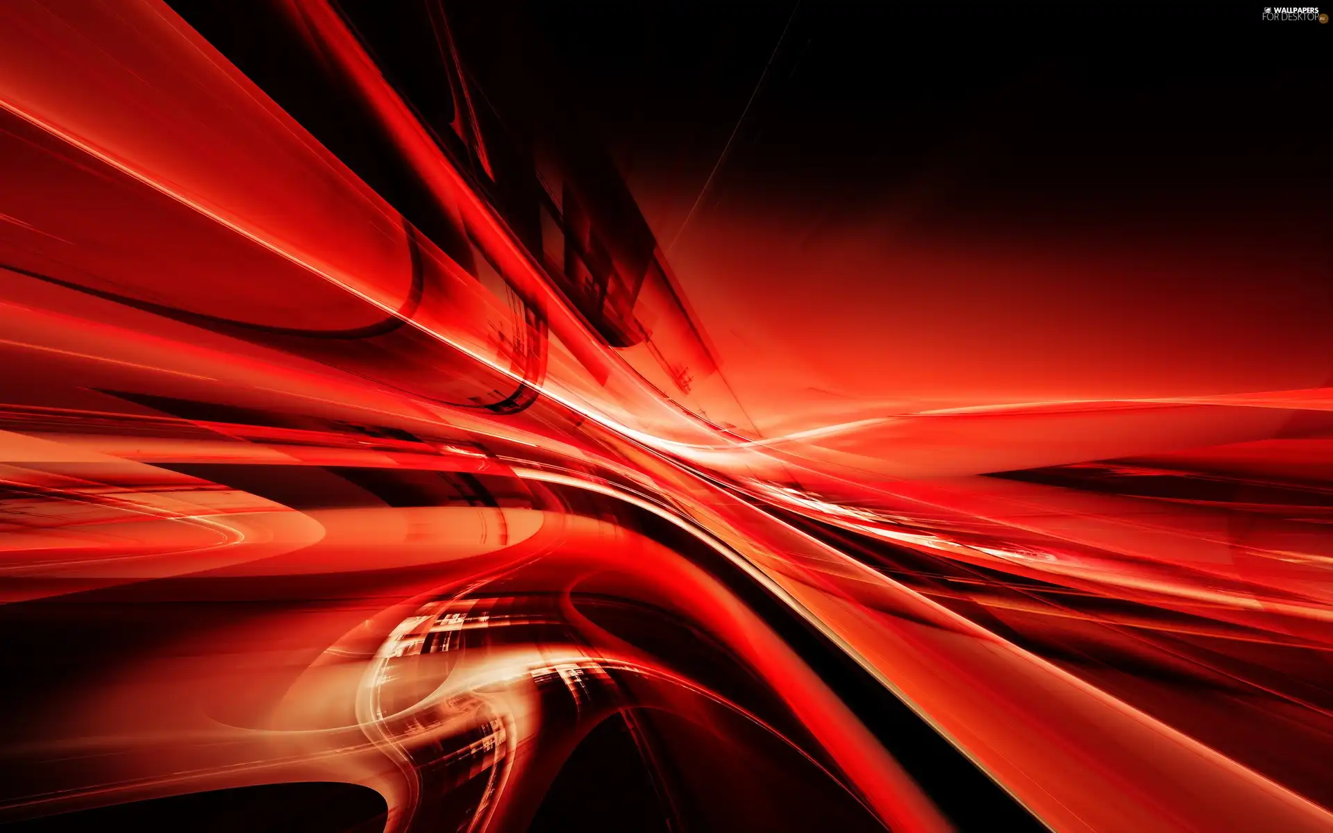 Red, graphics, abstraction, streaks