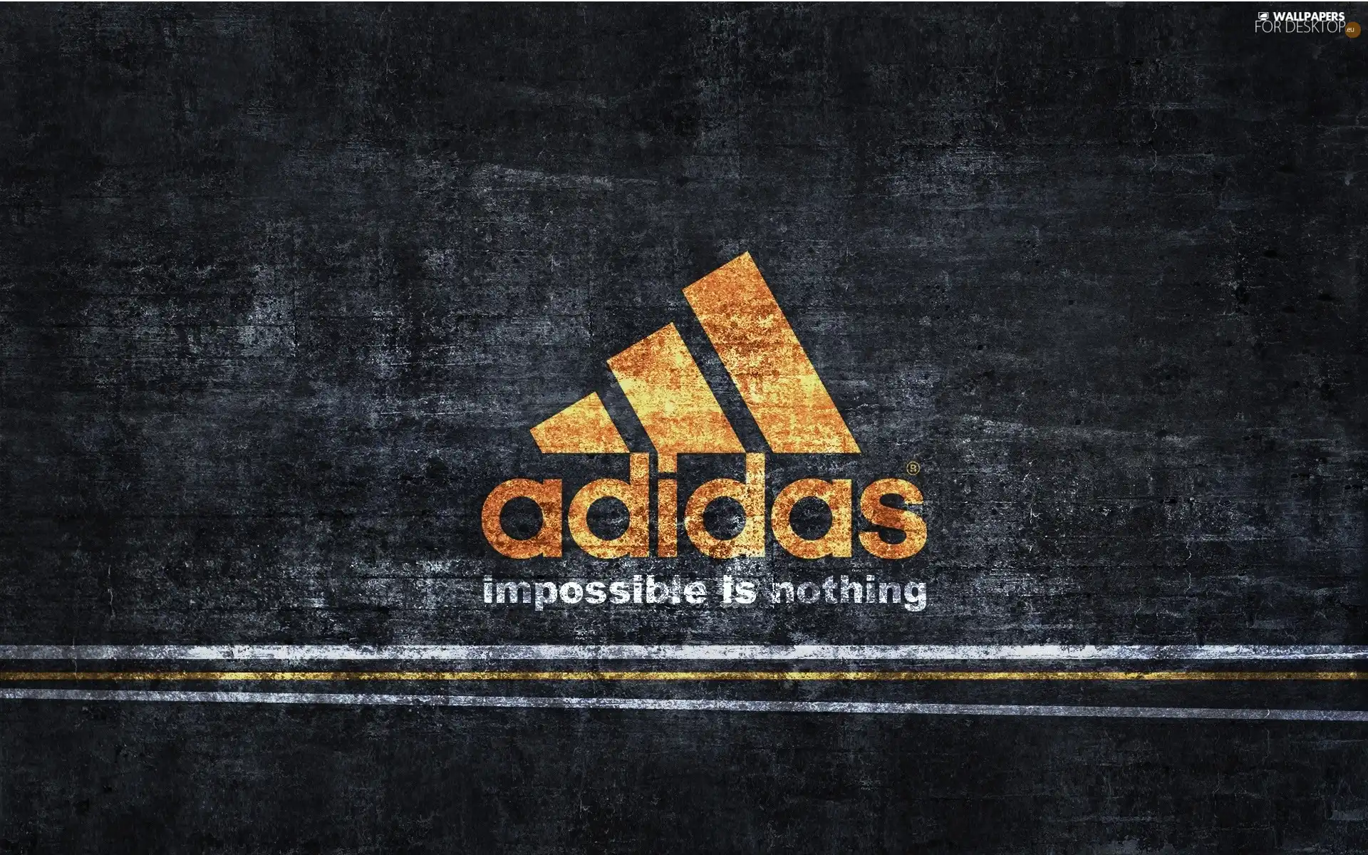 adidas, Yellow, logo