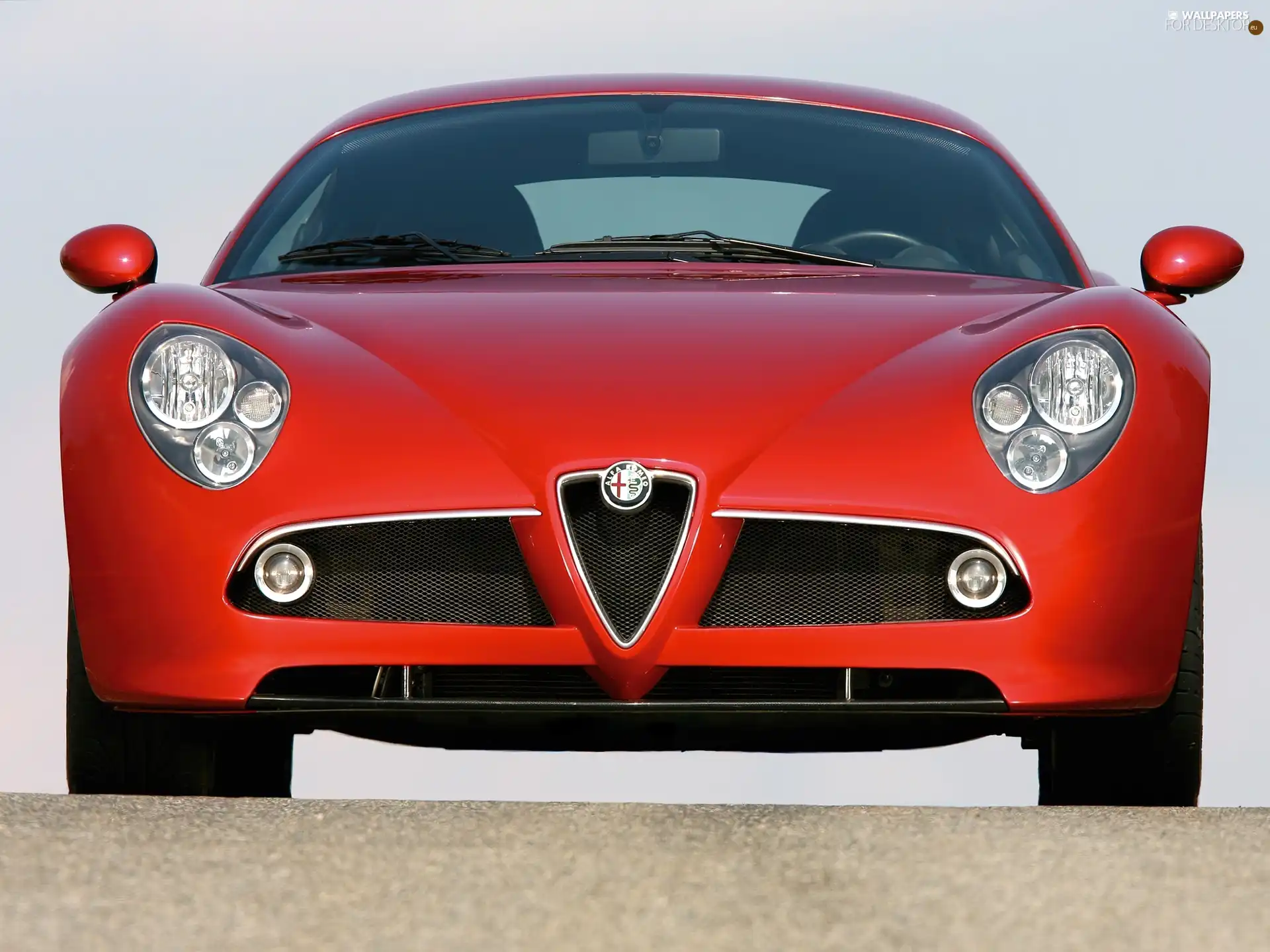 Front, Alfa Romeo 8C