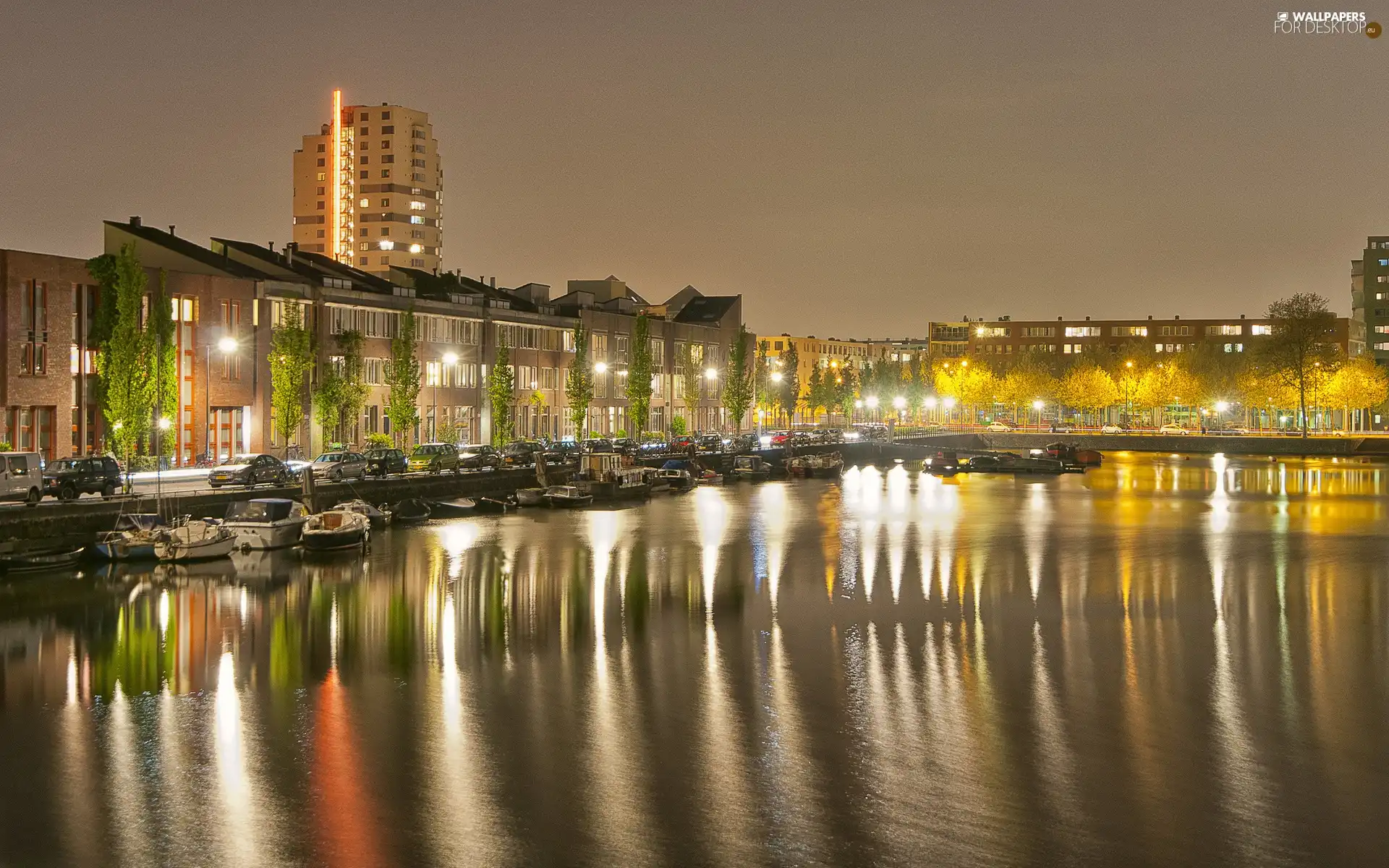 port, Town, Amsterdam, Boats