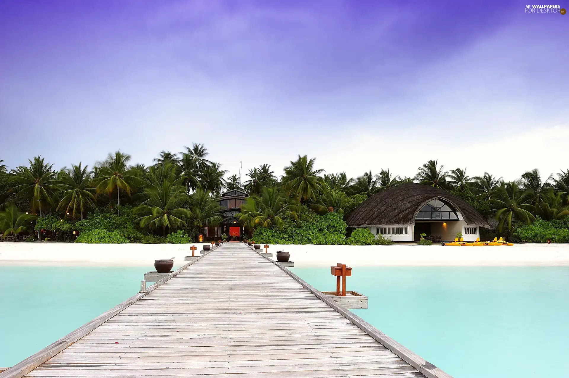 Angsana Velavaru, Maldives, house, Ocean, pier