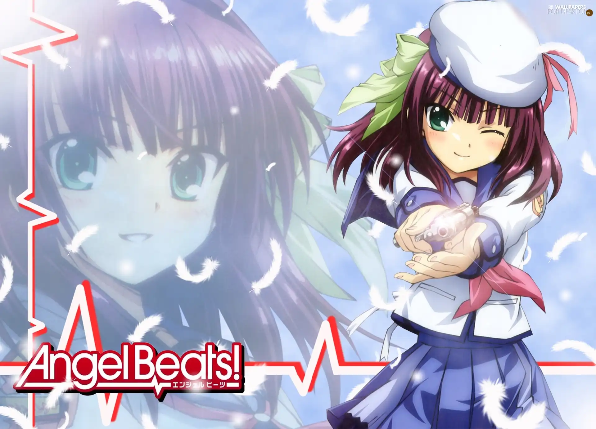 Angel Beats, girl, Animation, Anime