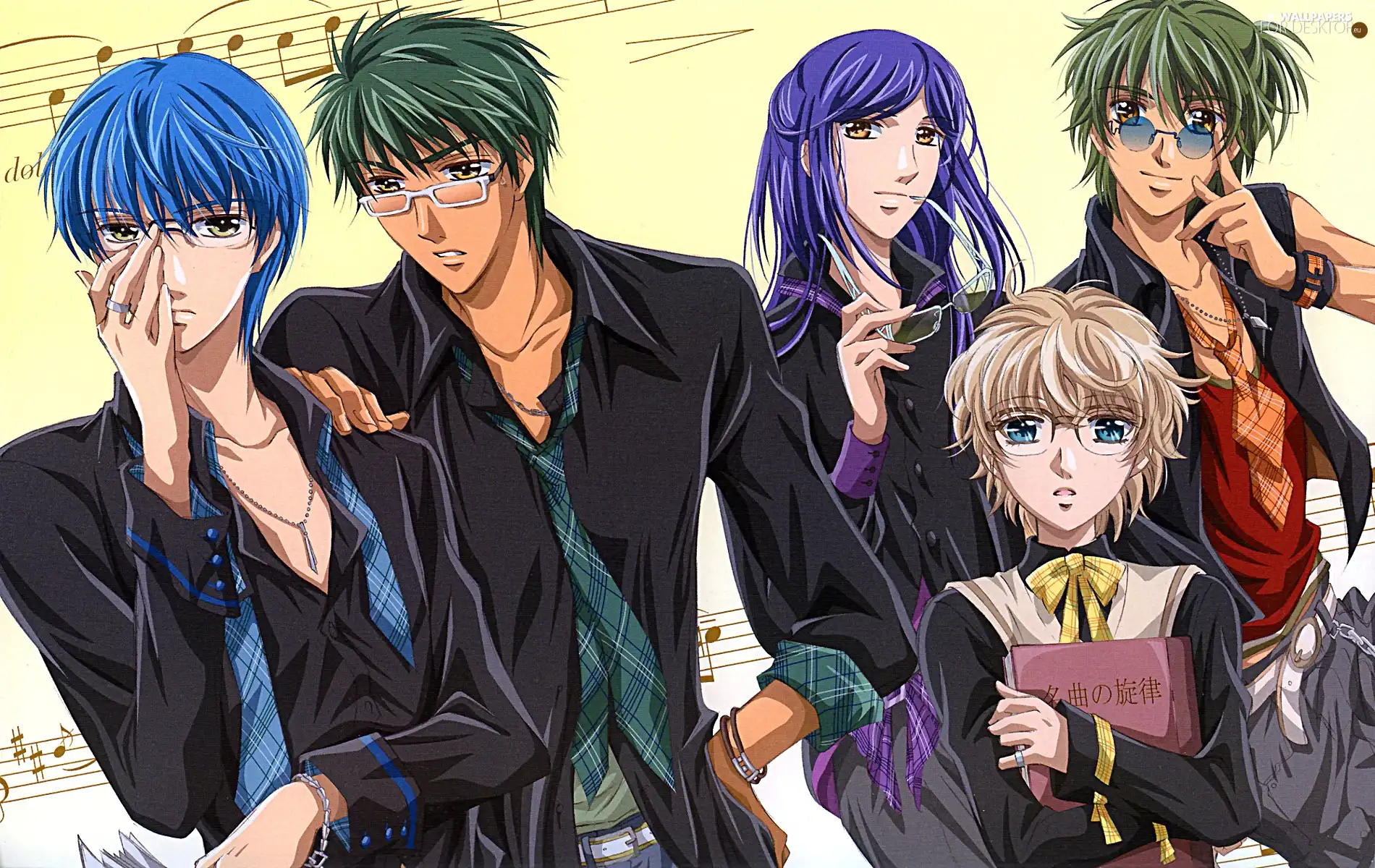 Characters, Kin-iro no Chord, Anime