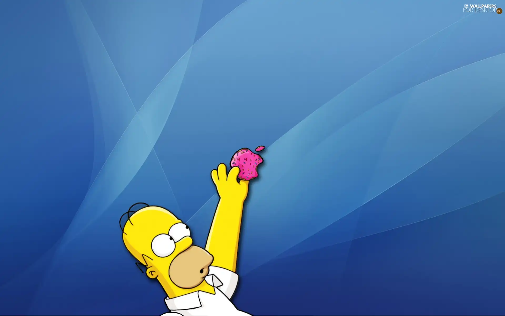 Apple, Homer, grasping