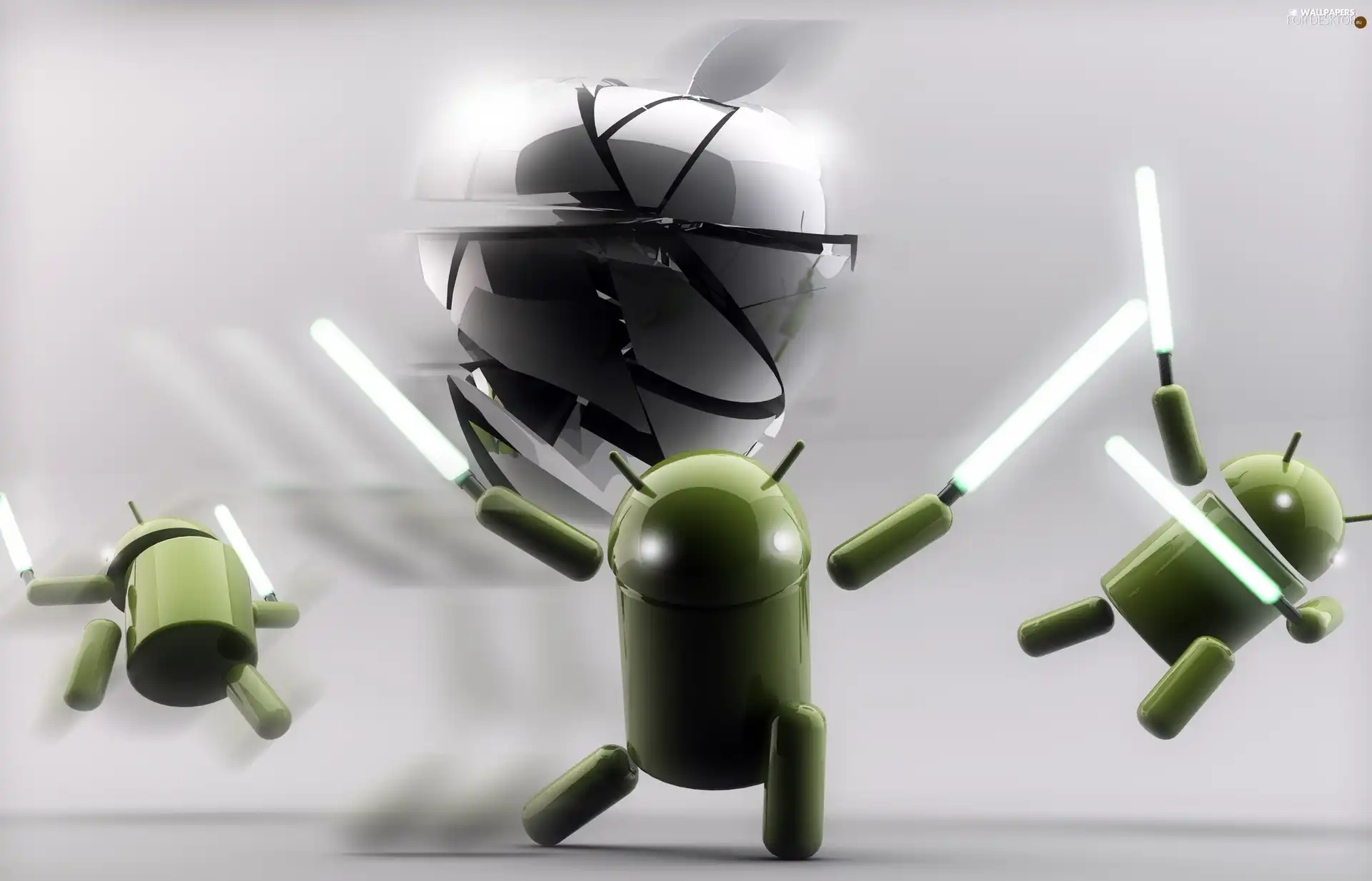 Apple, Android, Swords