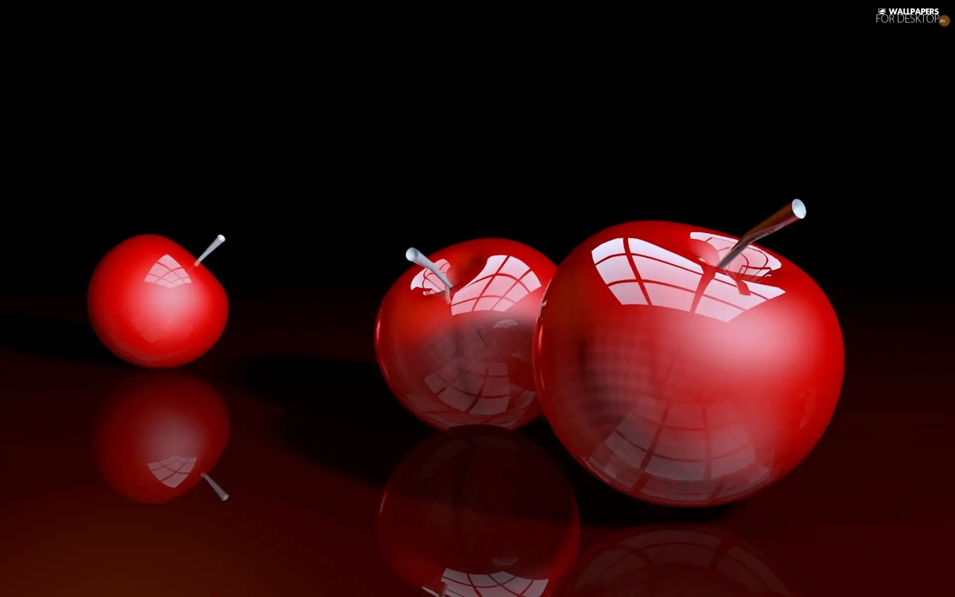 3D, apples