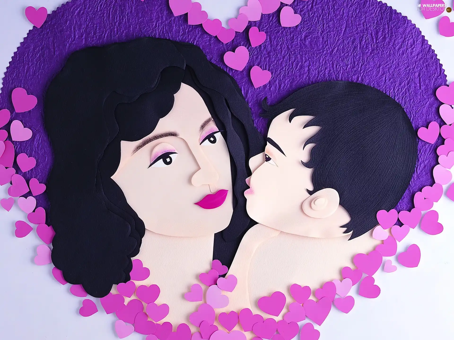 mother, Papier Art