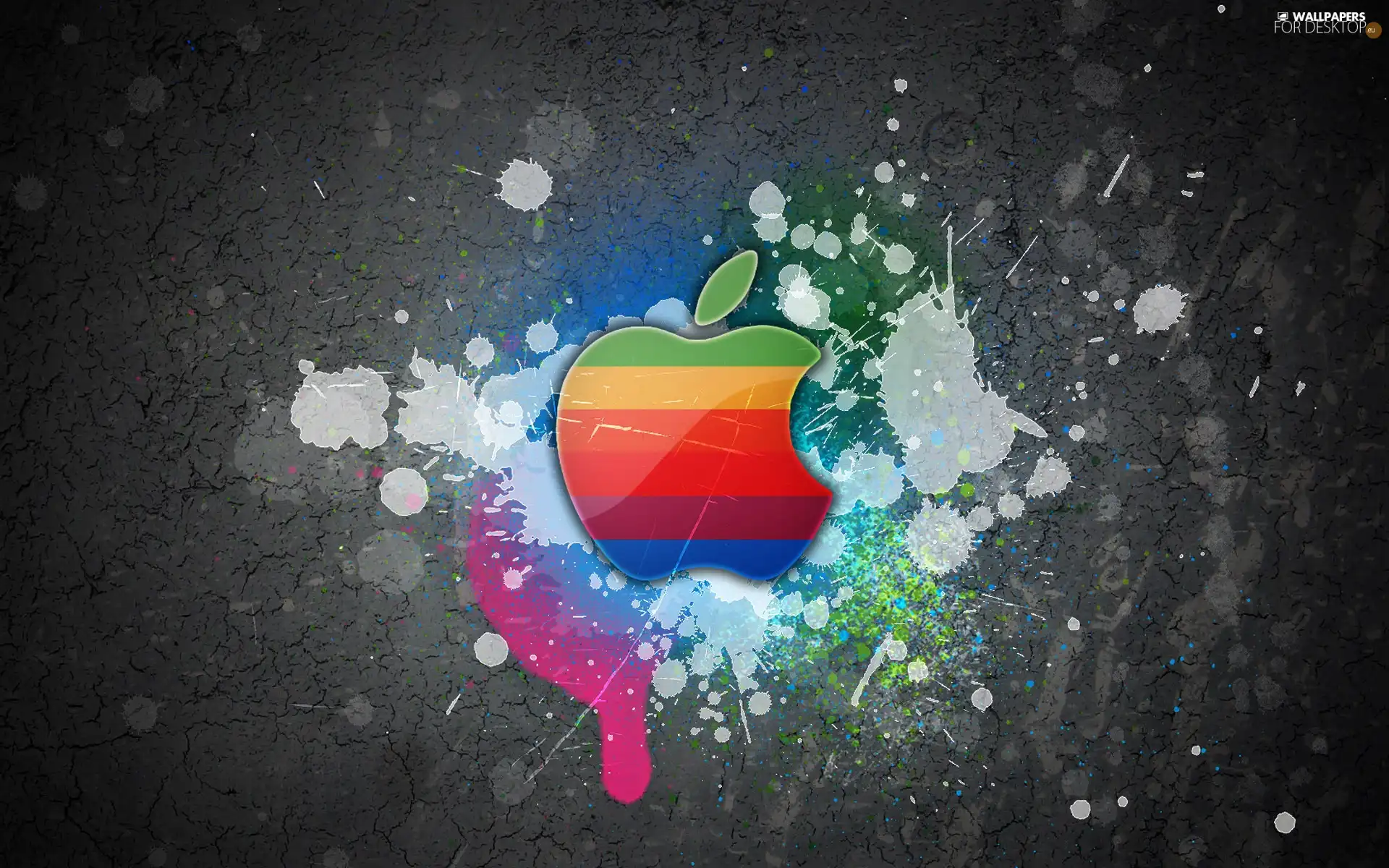 background, blots, Apple, dark, color