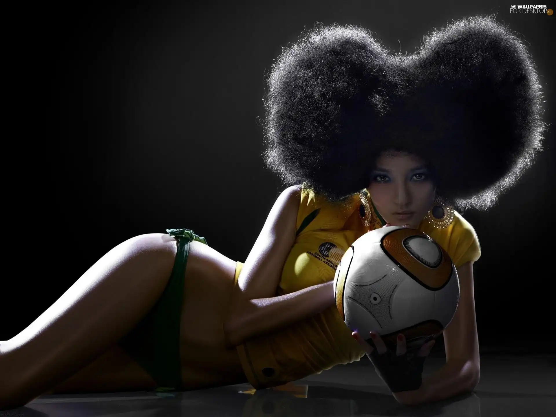 Ball, Women, Hair