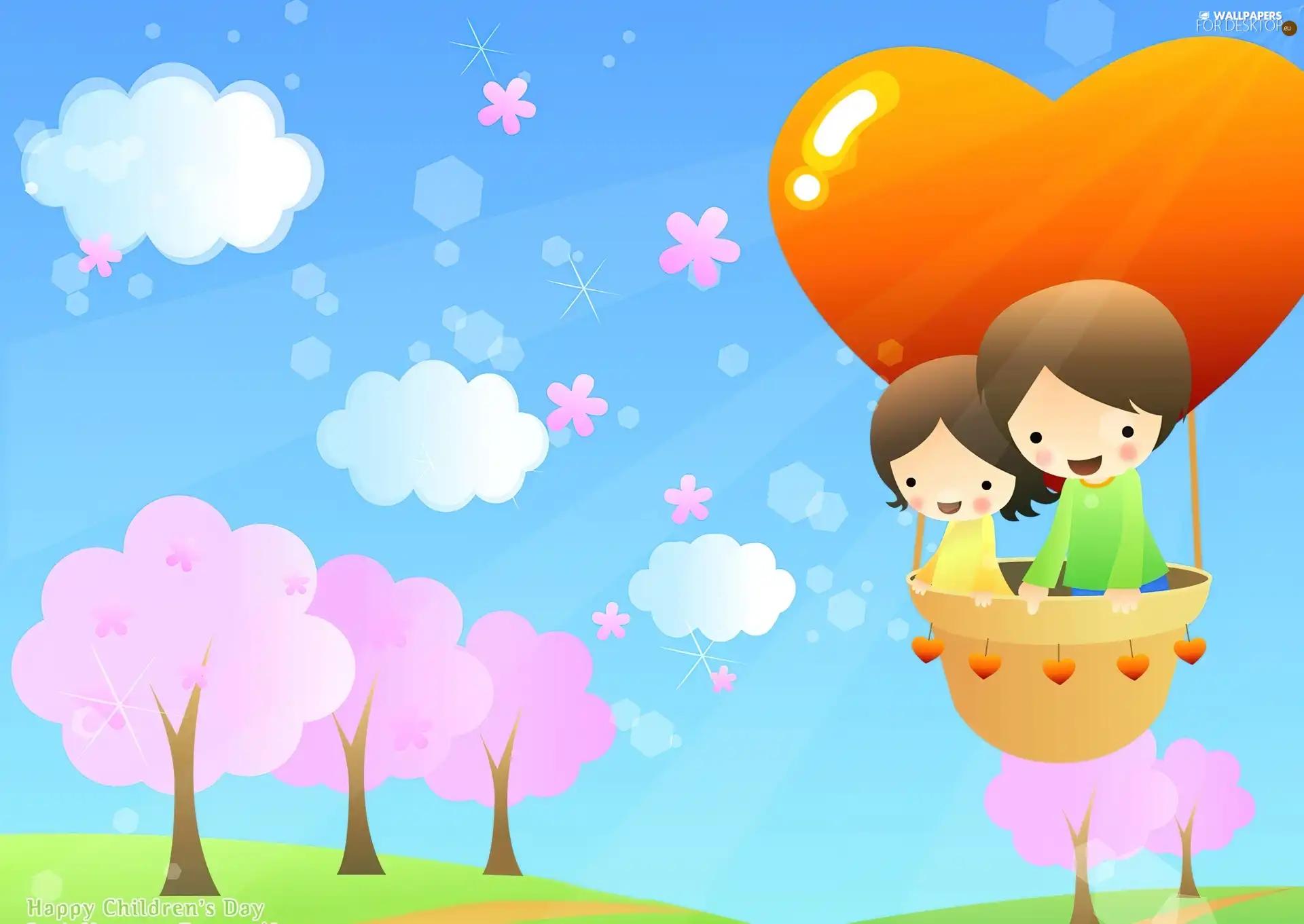 Balloon, Kids, flight