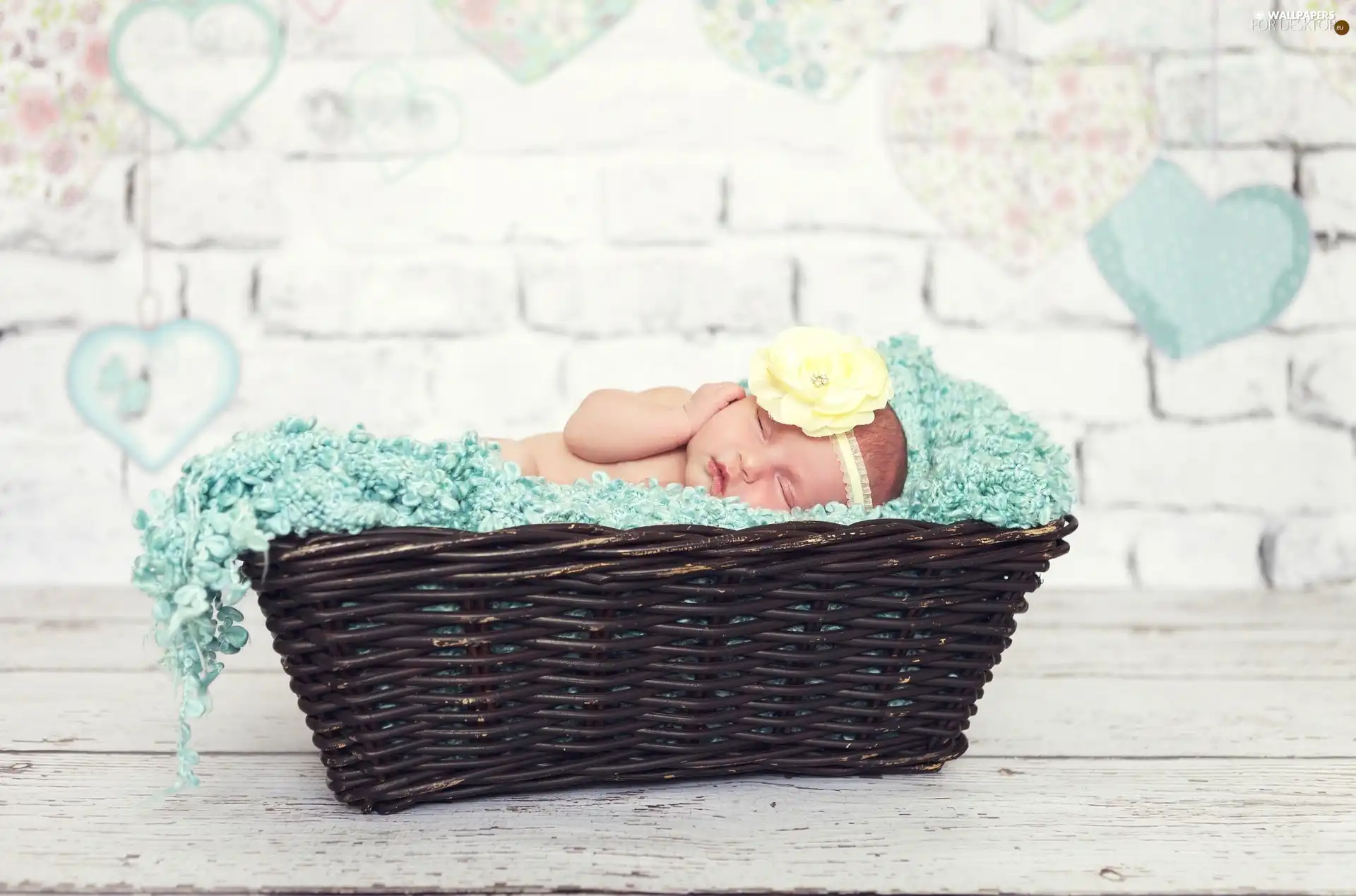 small, Band, basket, girl