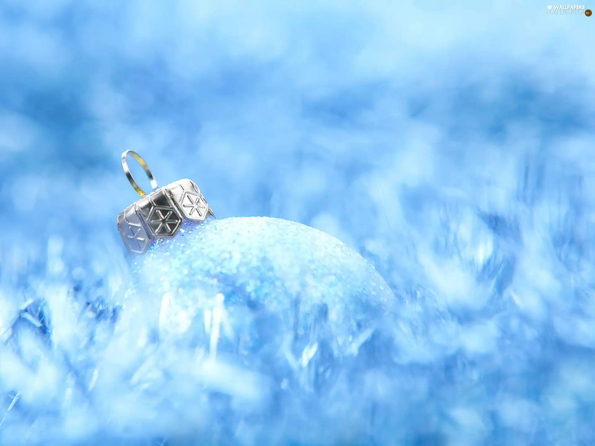 Blue, bauble