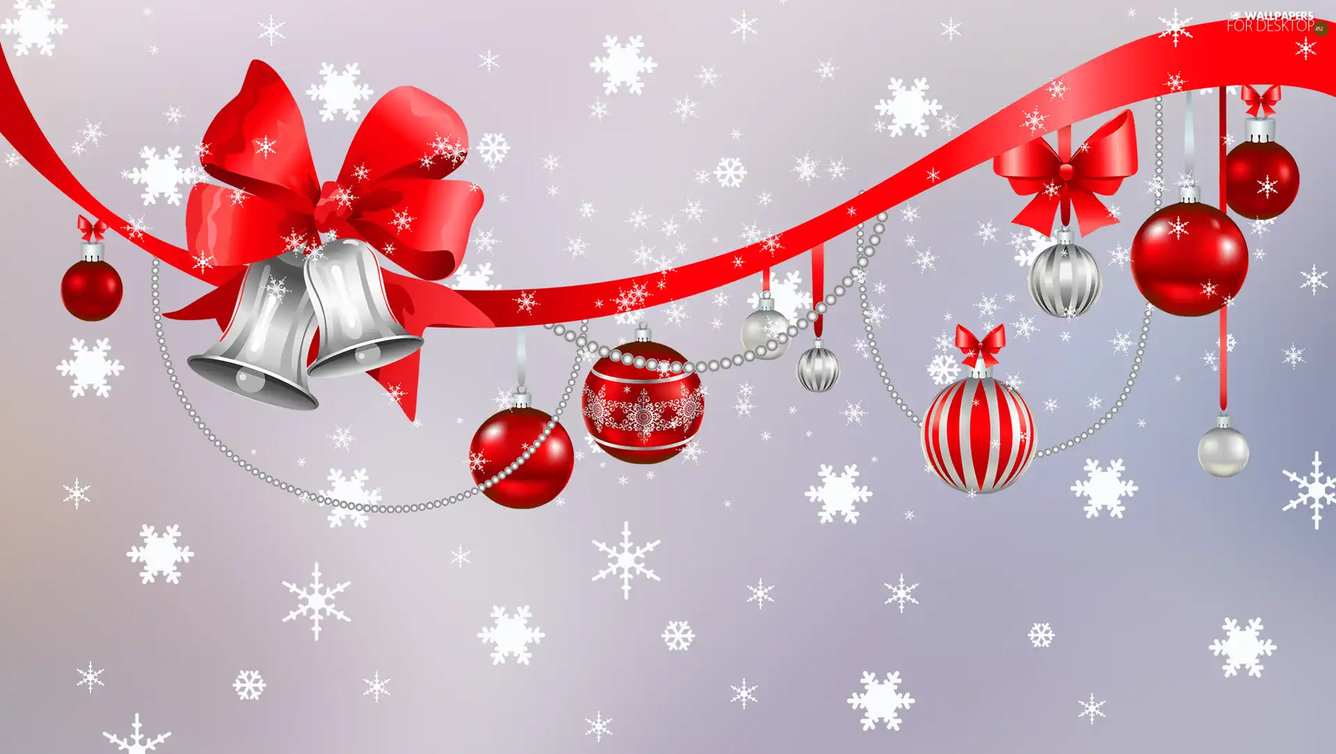 ringtones, Christmas, bow, baubles, 2D Graphics, red hot, Christmas
