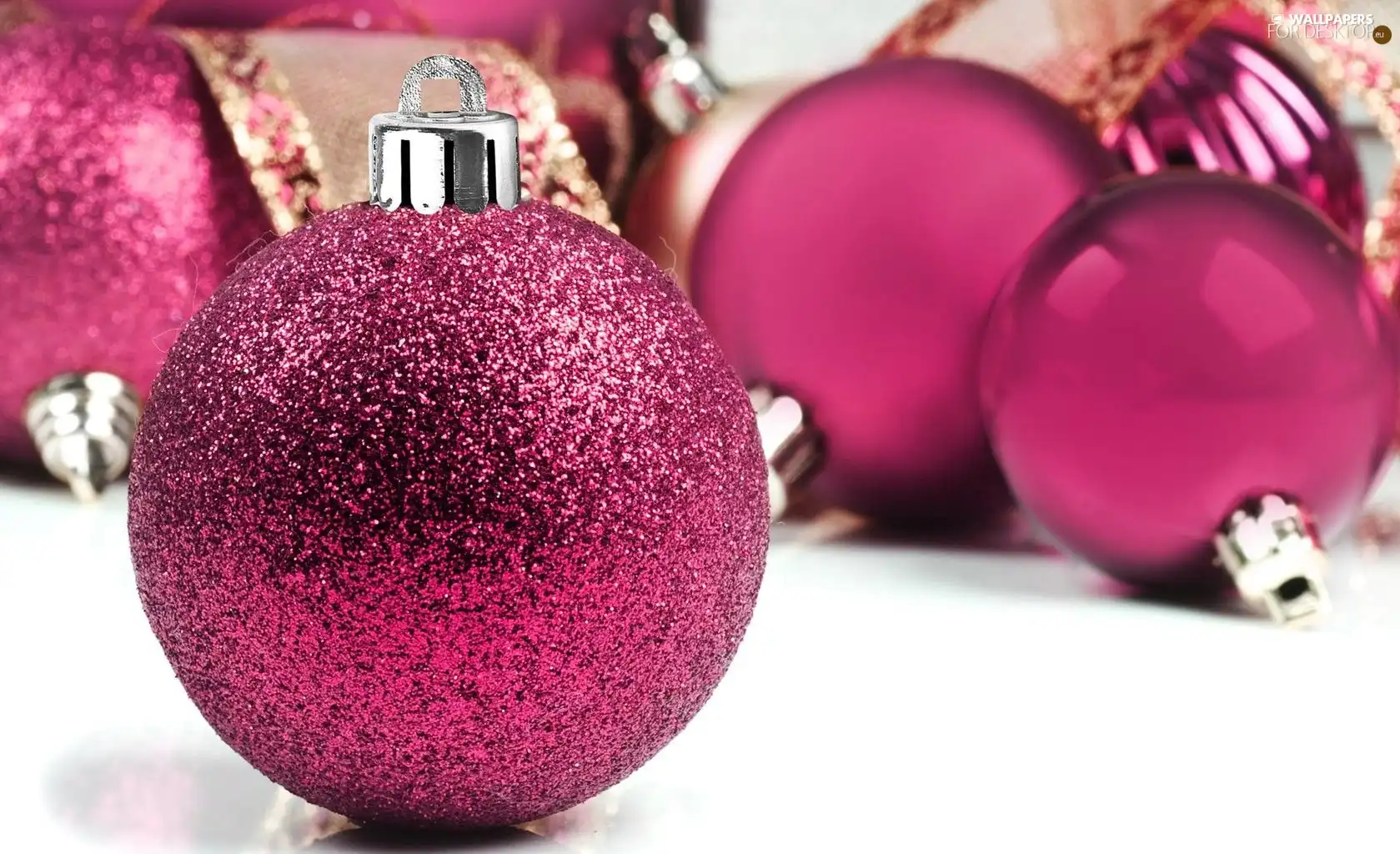 purple, baubles
