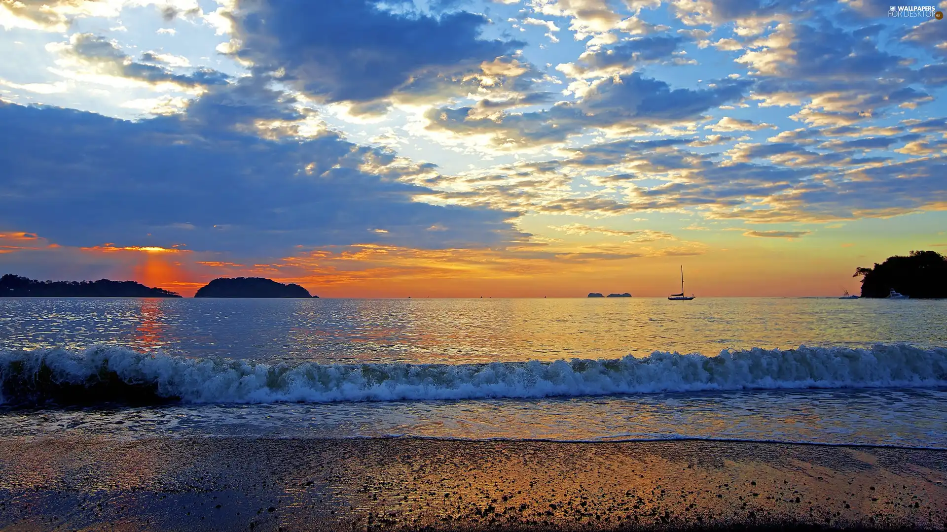 Beaches, sea, sun, Costa Rica, east