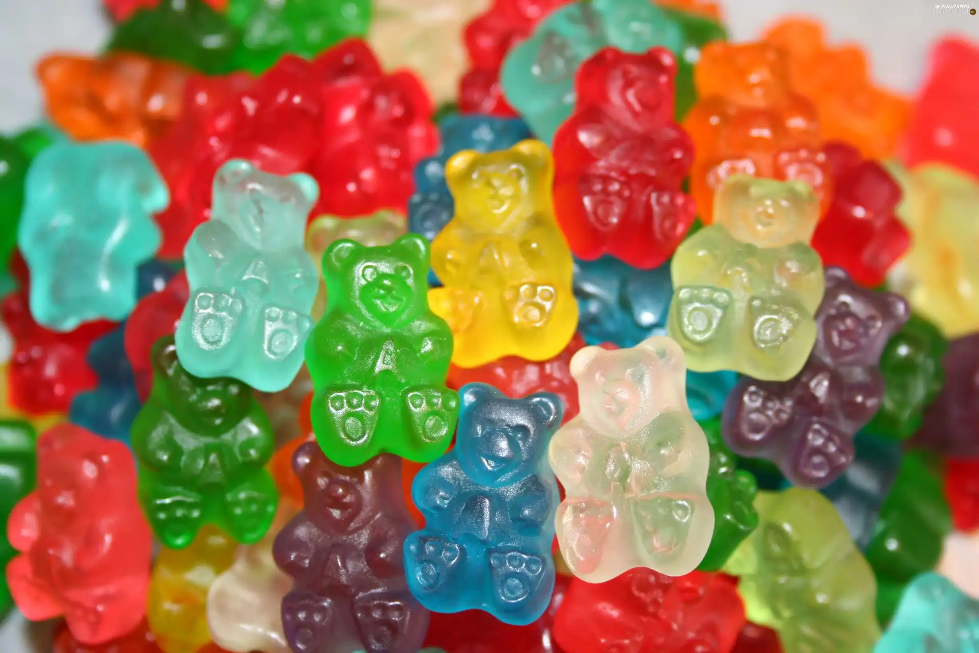 bears, sweet, jellies