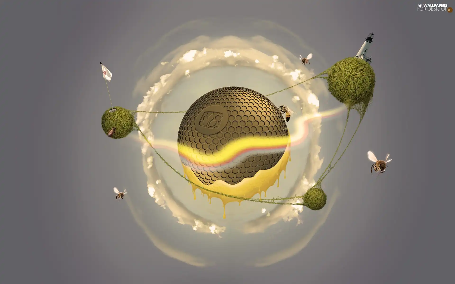 Bees, Planets, Orbs