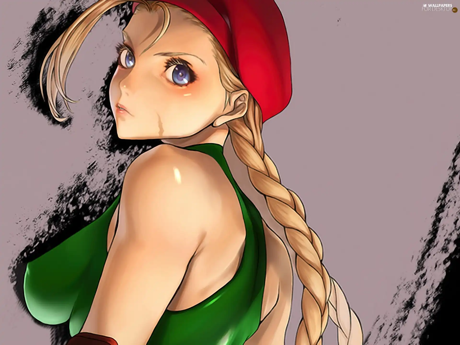##, Women, beret, costume, pigtail, Cammy