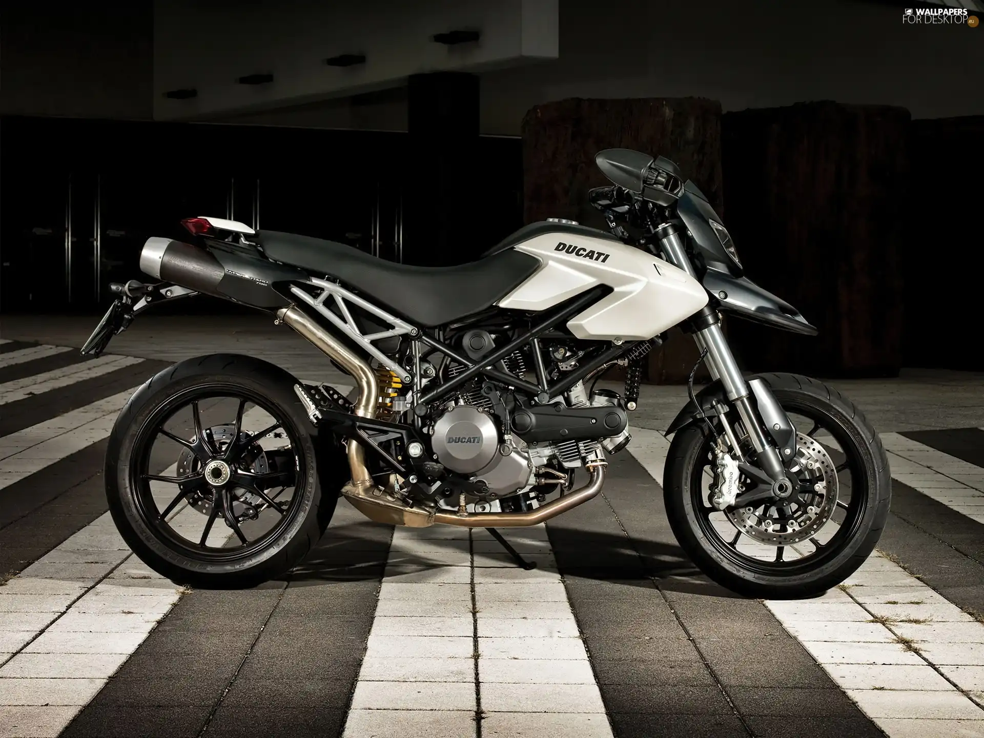 frame, Ducati Hypermotard 1100, black