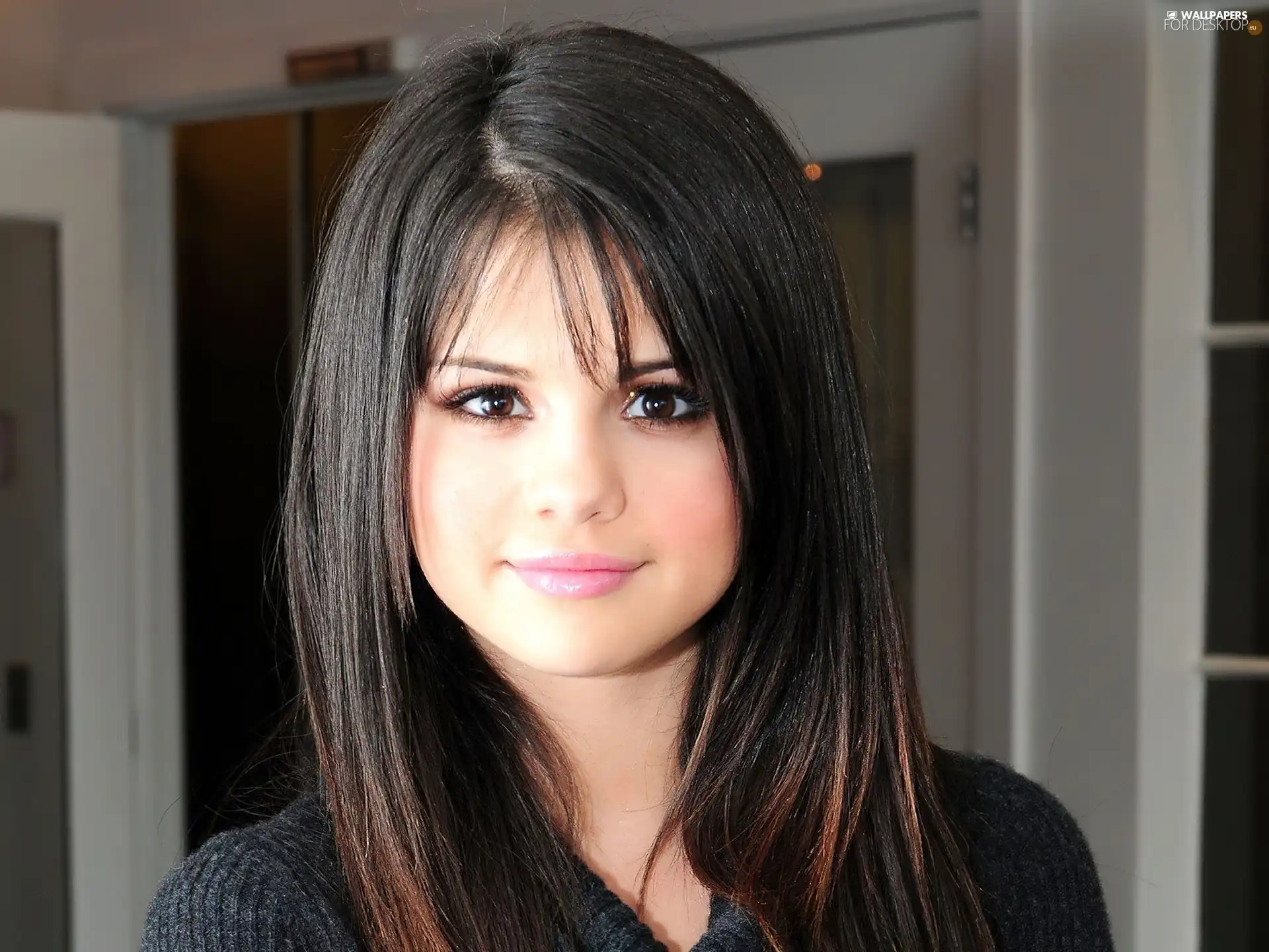 Hair, Selena Gomez, Black