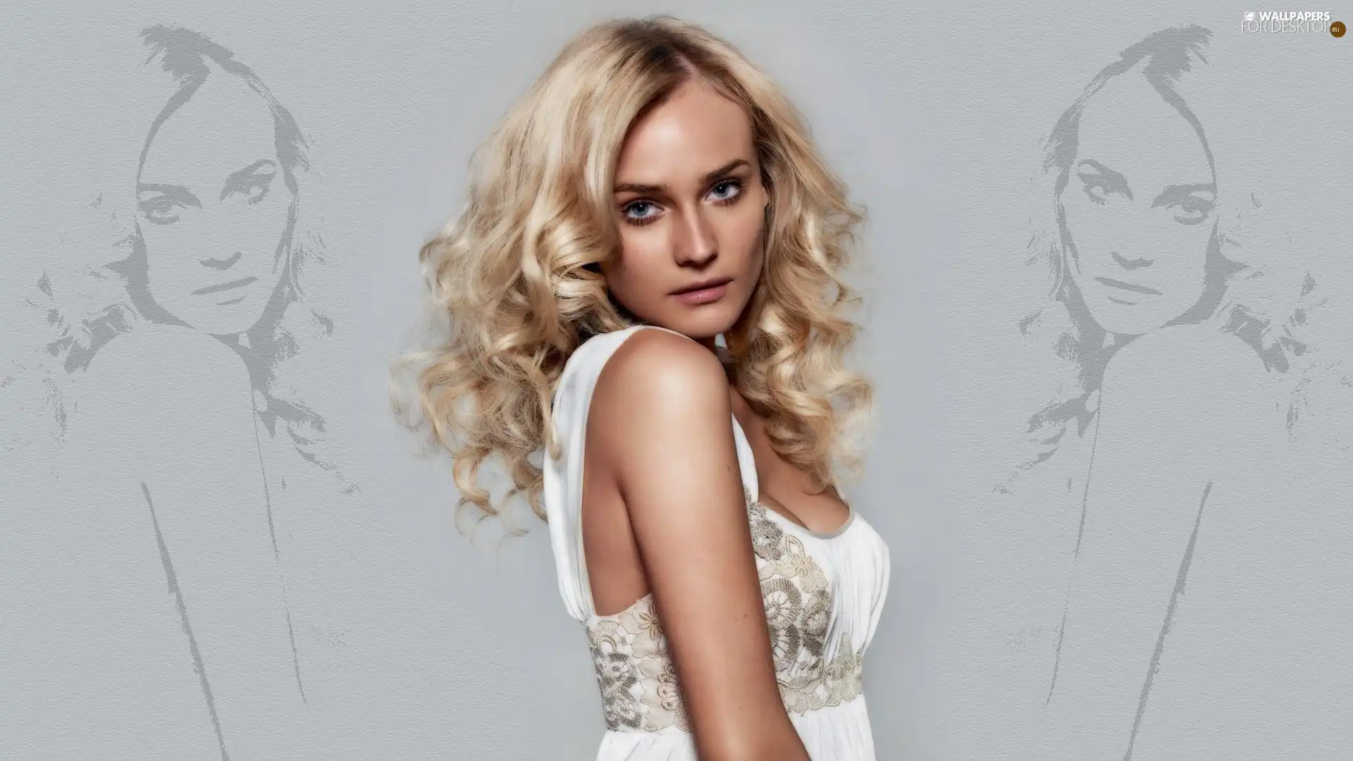 The look, Diane Kruger, Blonde