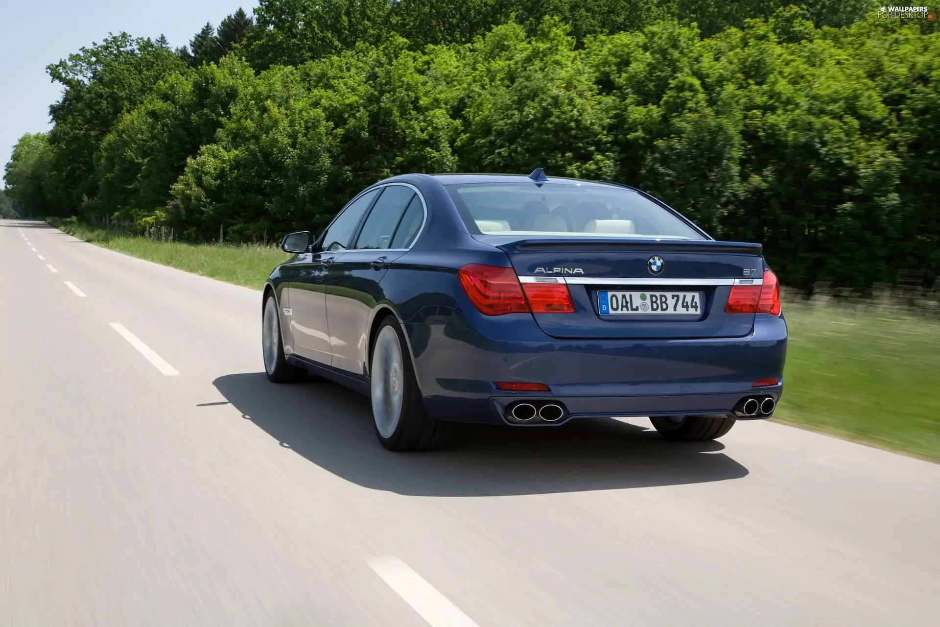 silencer, Way, B7, BMW seria 7 F01, Alpina