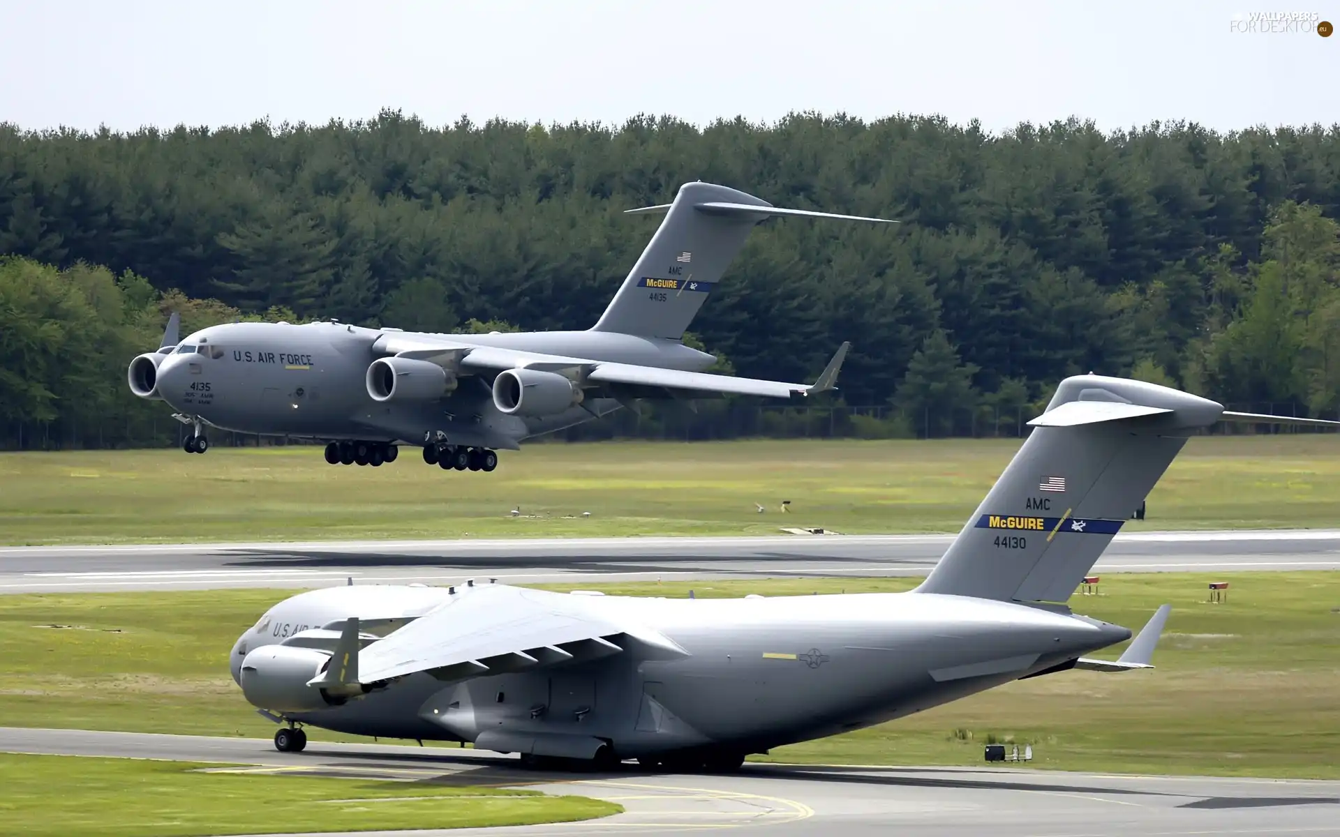 Boeing C-17 Globemaster III, airport, Jet