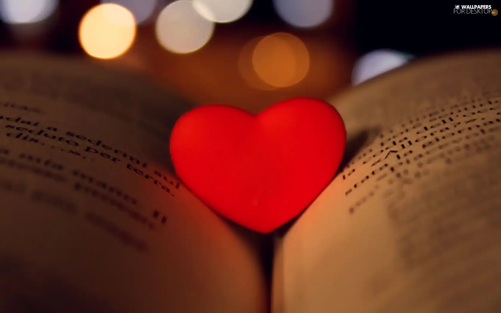 Book, Red, Heart