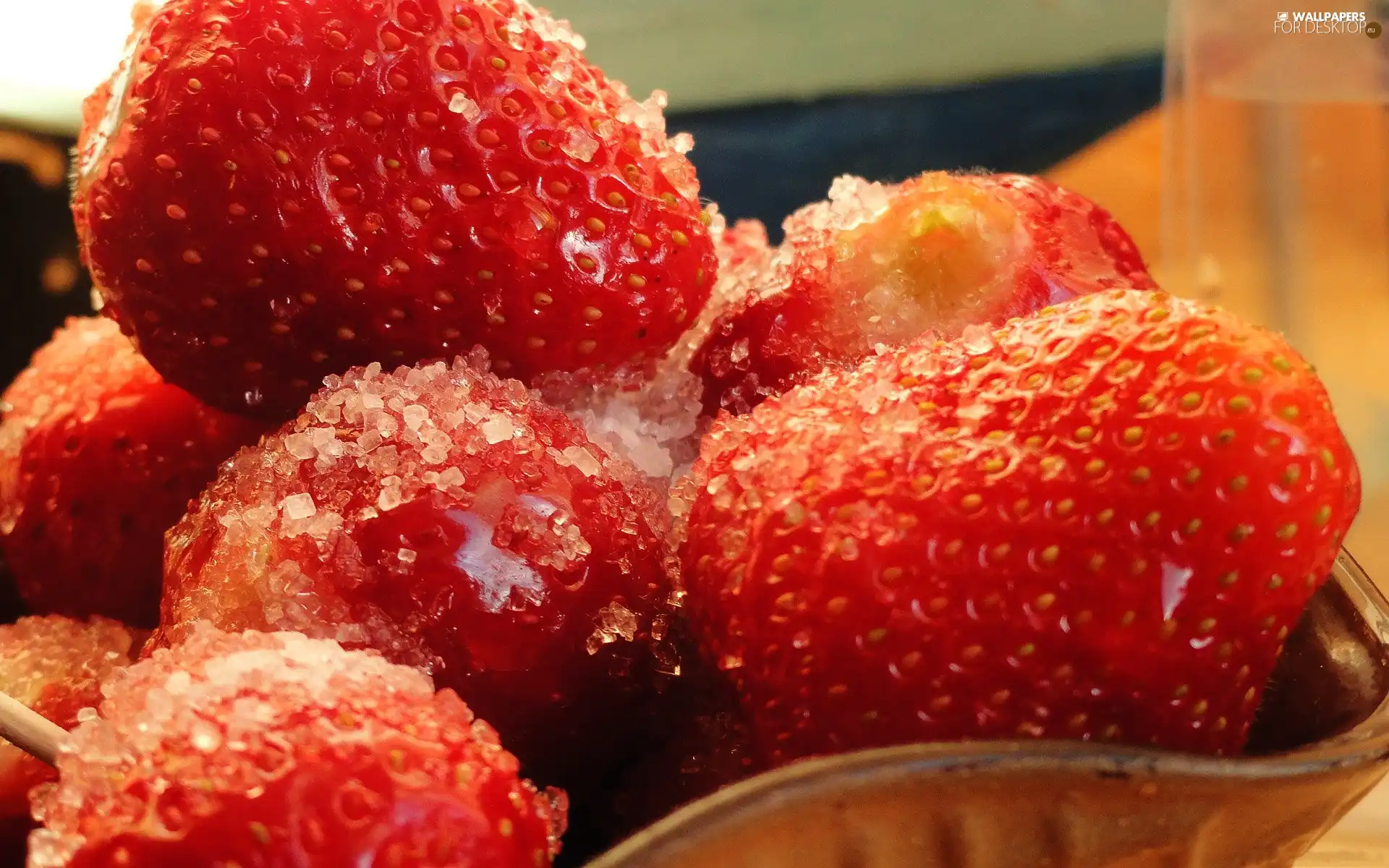 strawberries, bowl