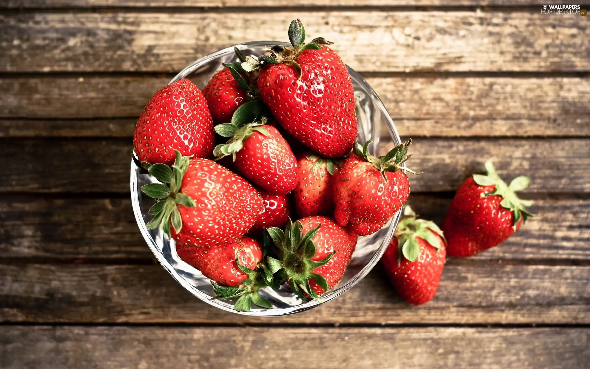 strawberries, bowl