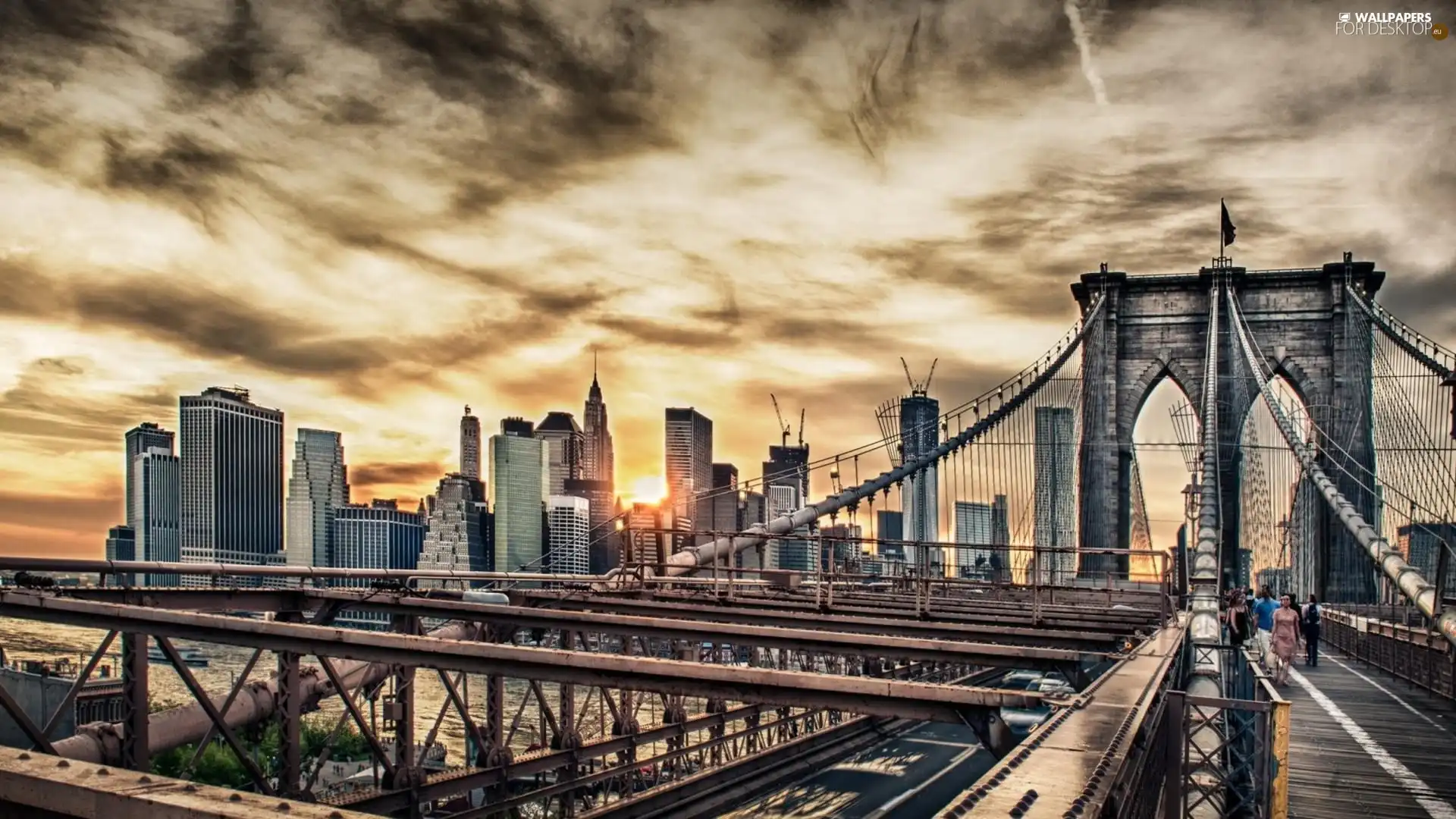 New York, bridge, Brooklyn