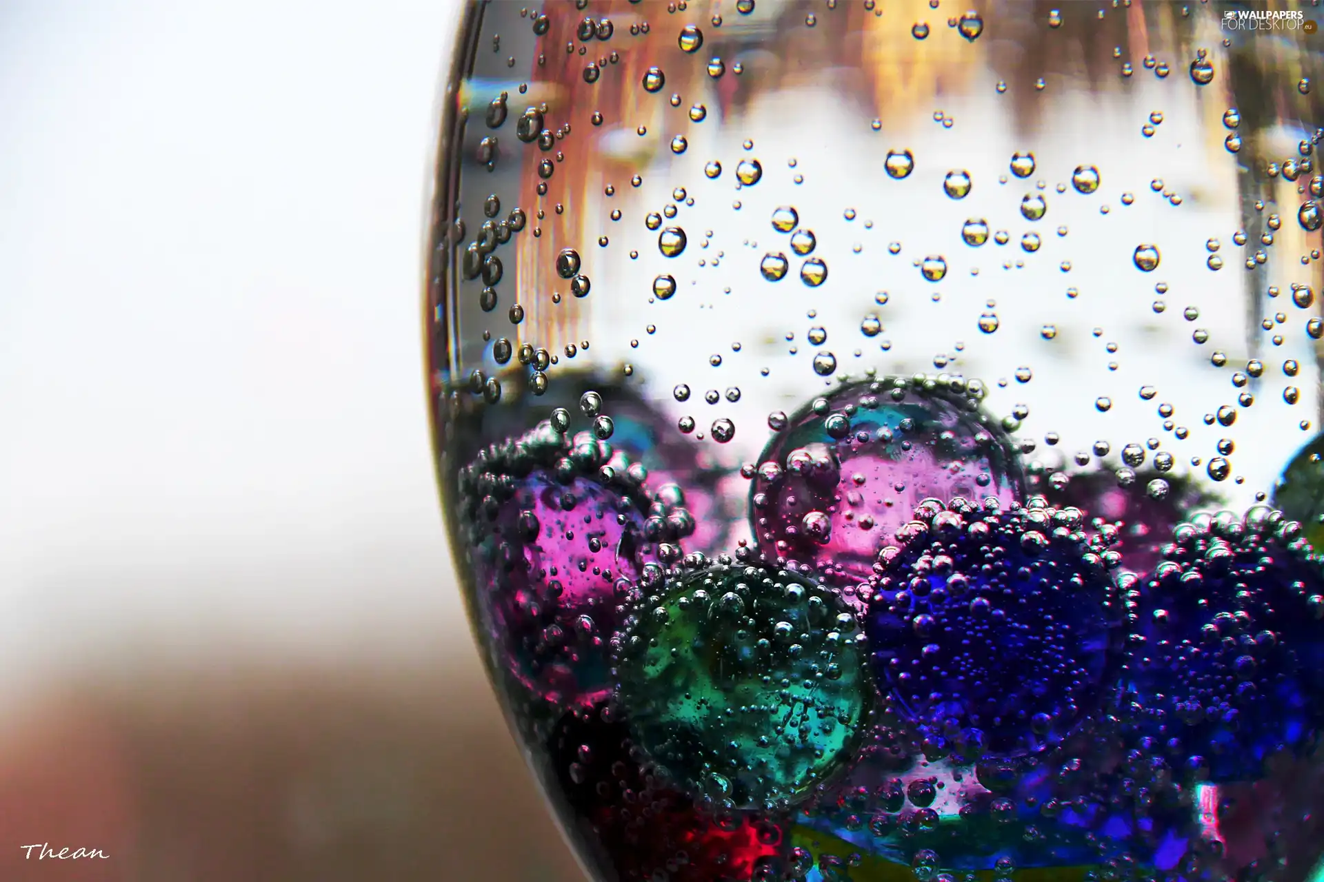 Orbs, water, bubbles, Danish