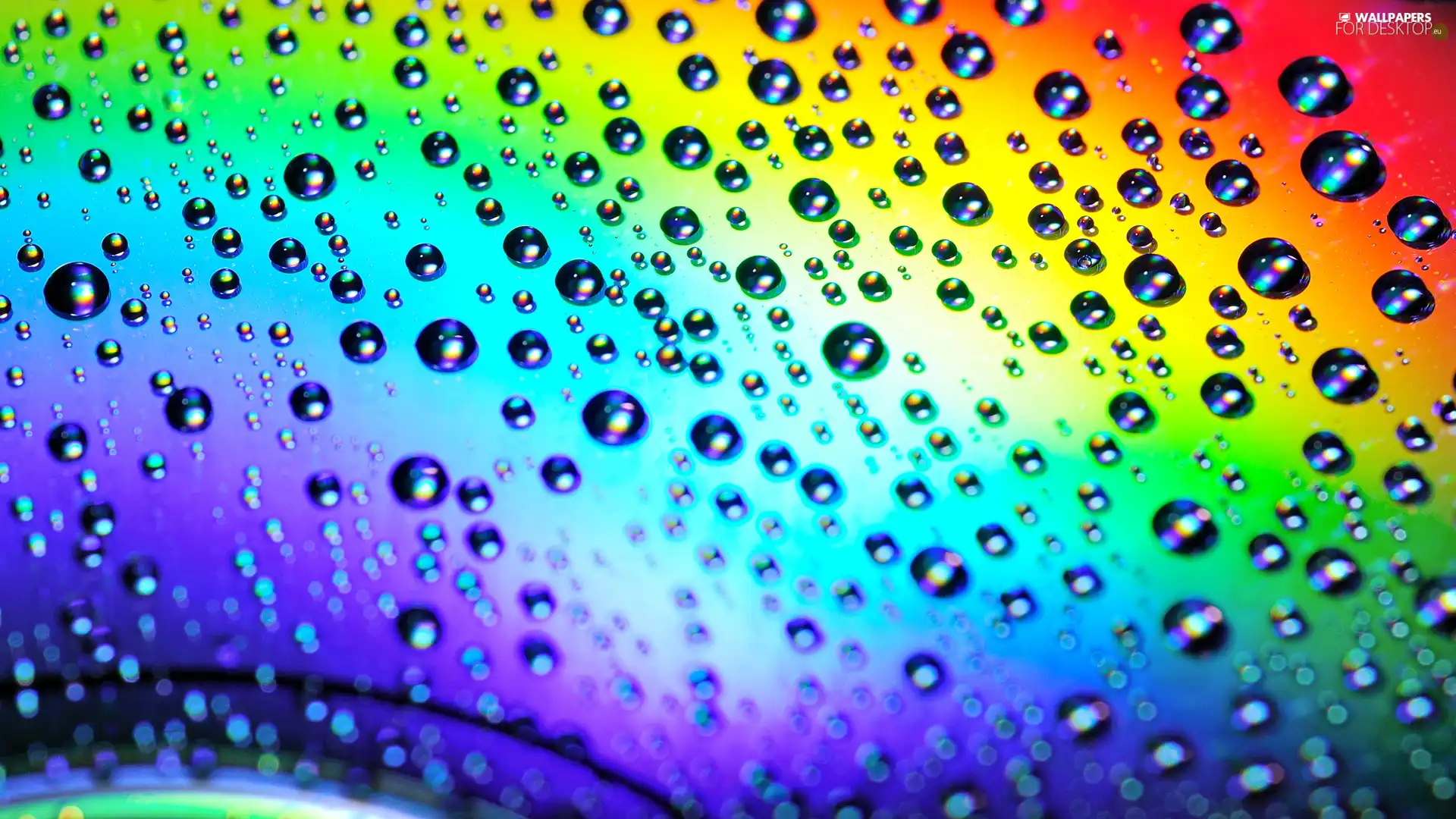 rainbow, bubbles
