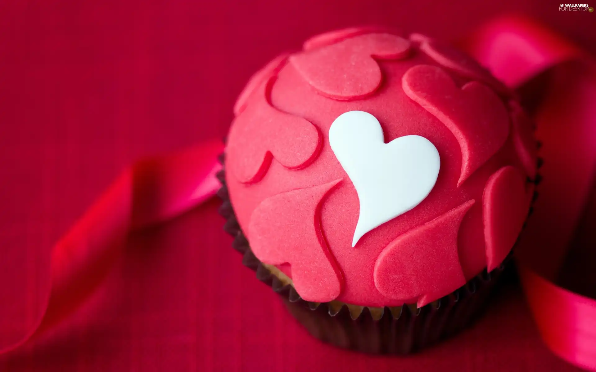 hearts, cake