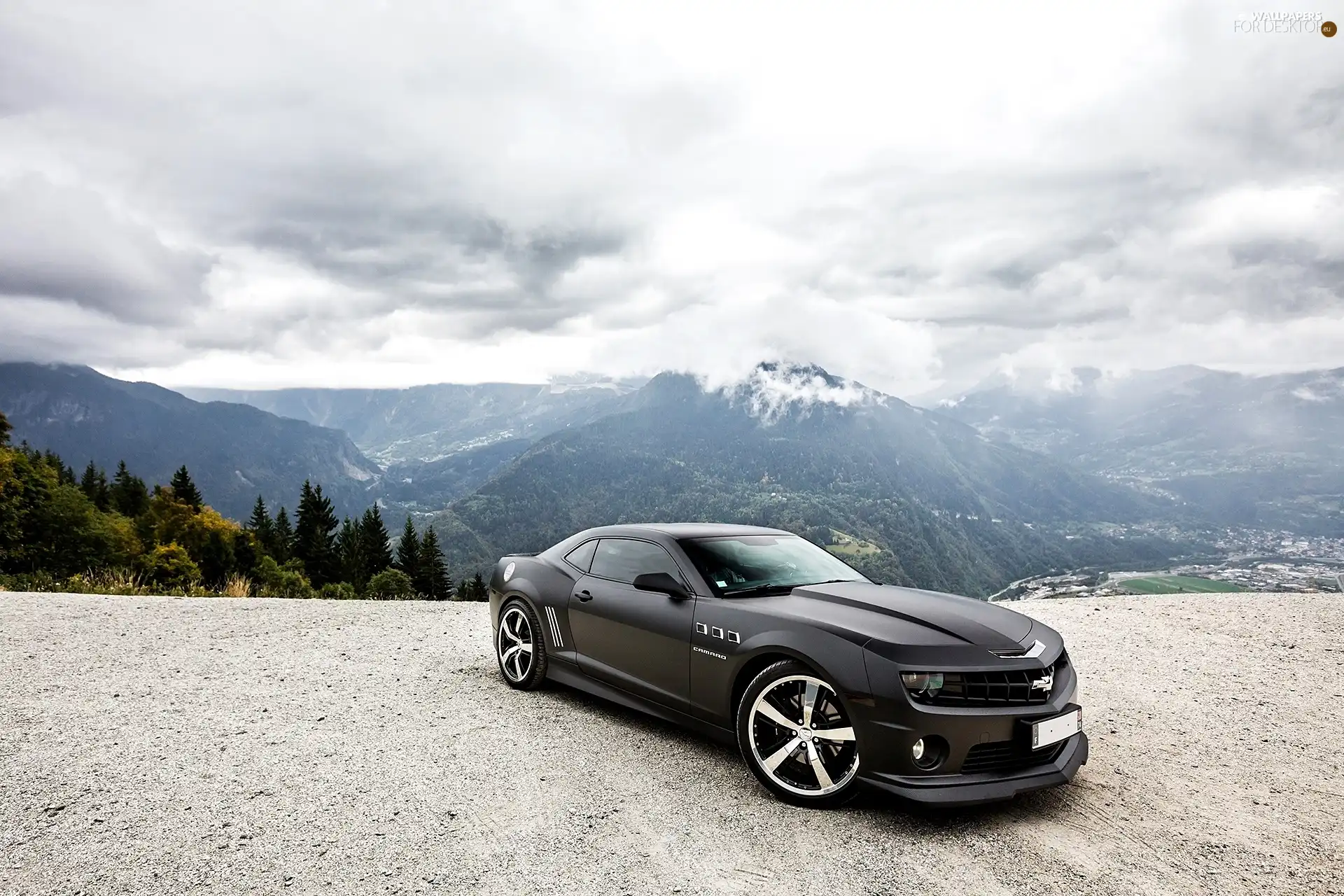 Mountains, Chevrolet, Camaro SS