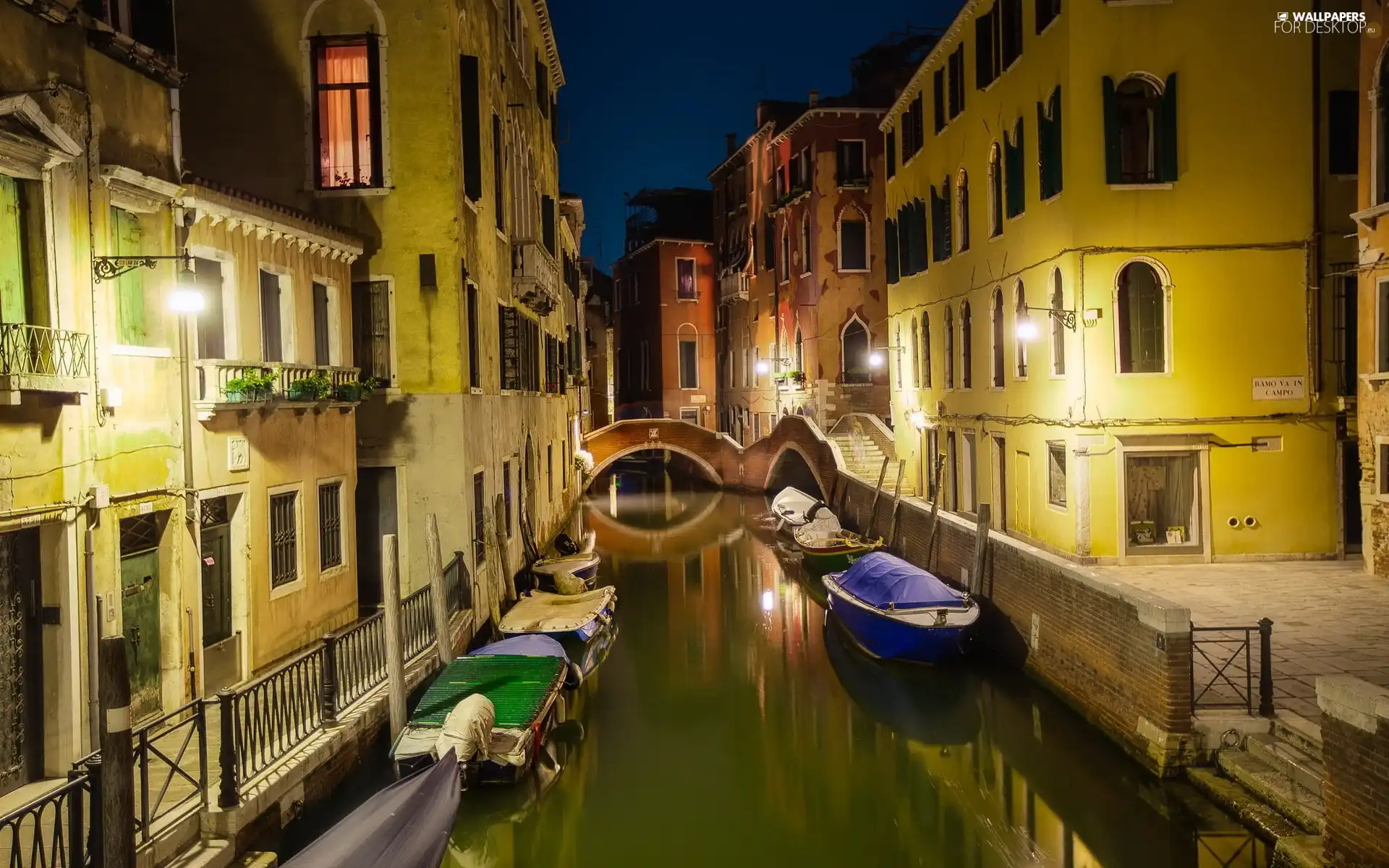 canal, Venice, Town