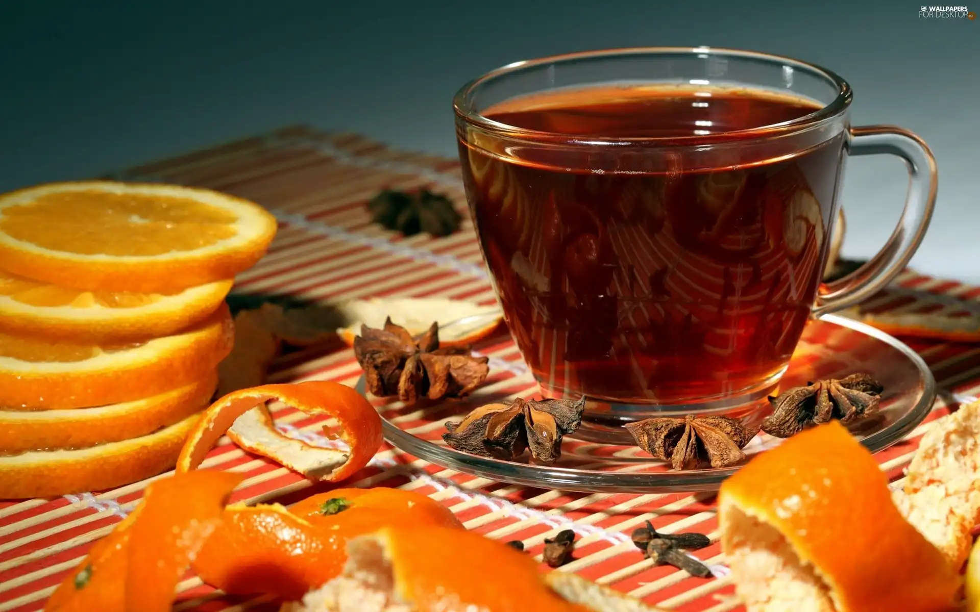 carambola, blur, tea, orange, cup