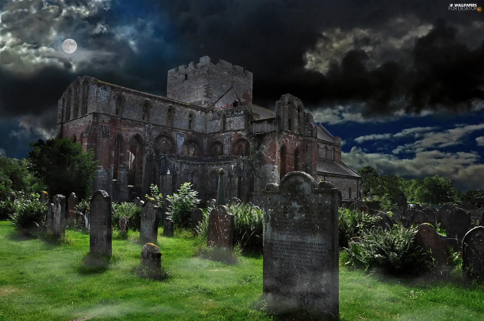 Castle, cemetery