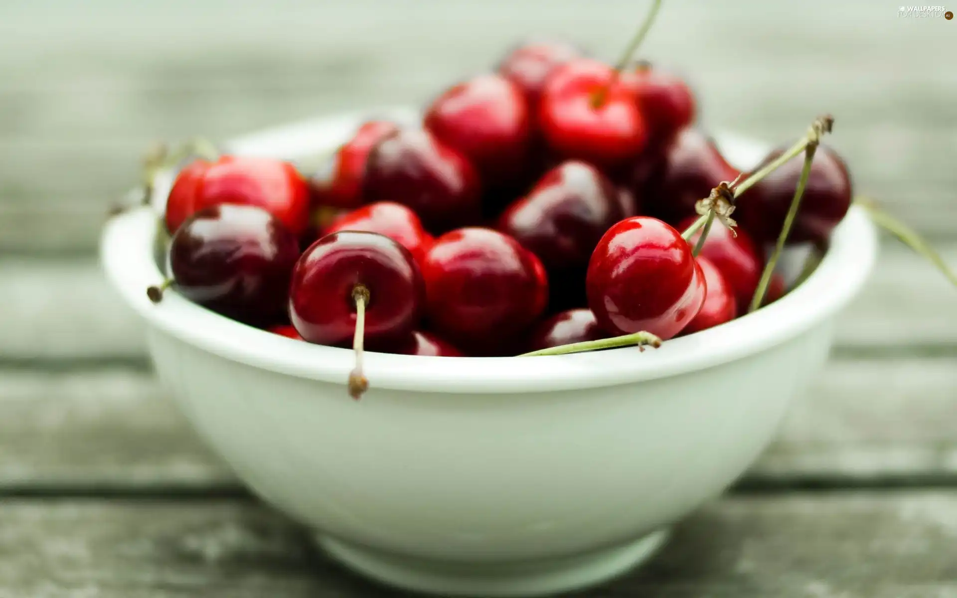 bowl, cherries