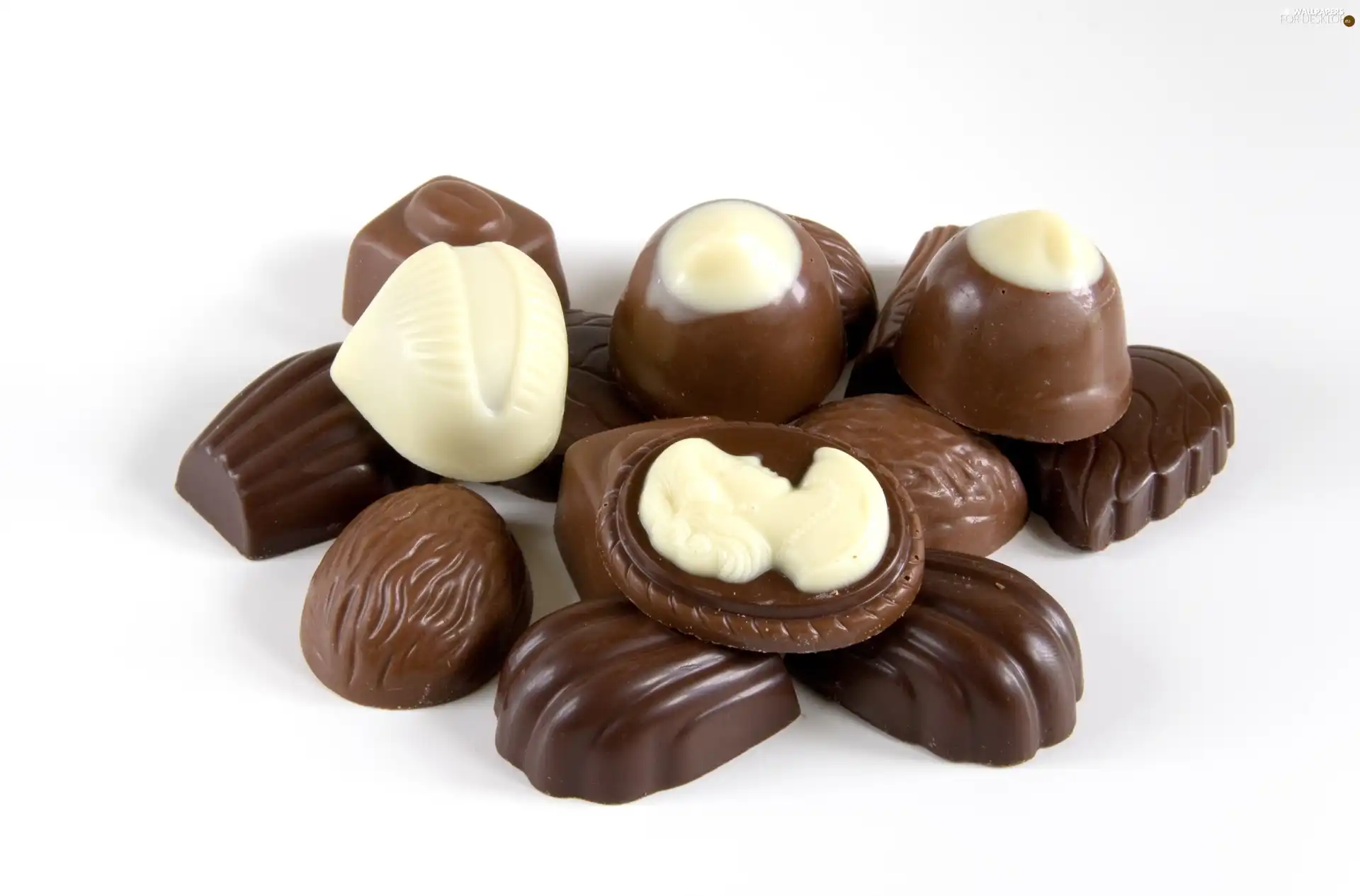 Chocolates, chocolate, White