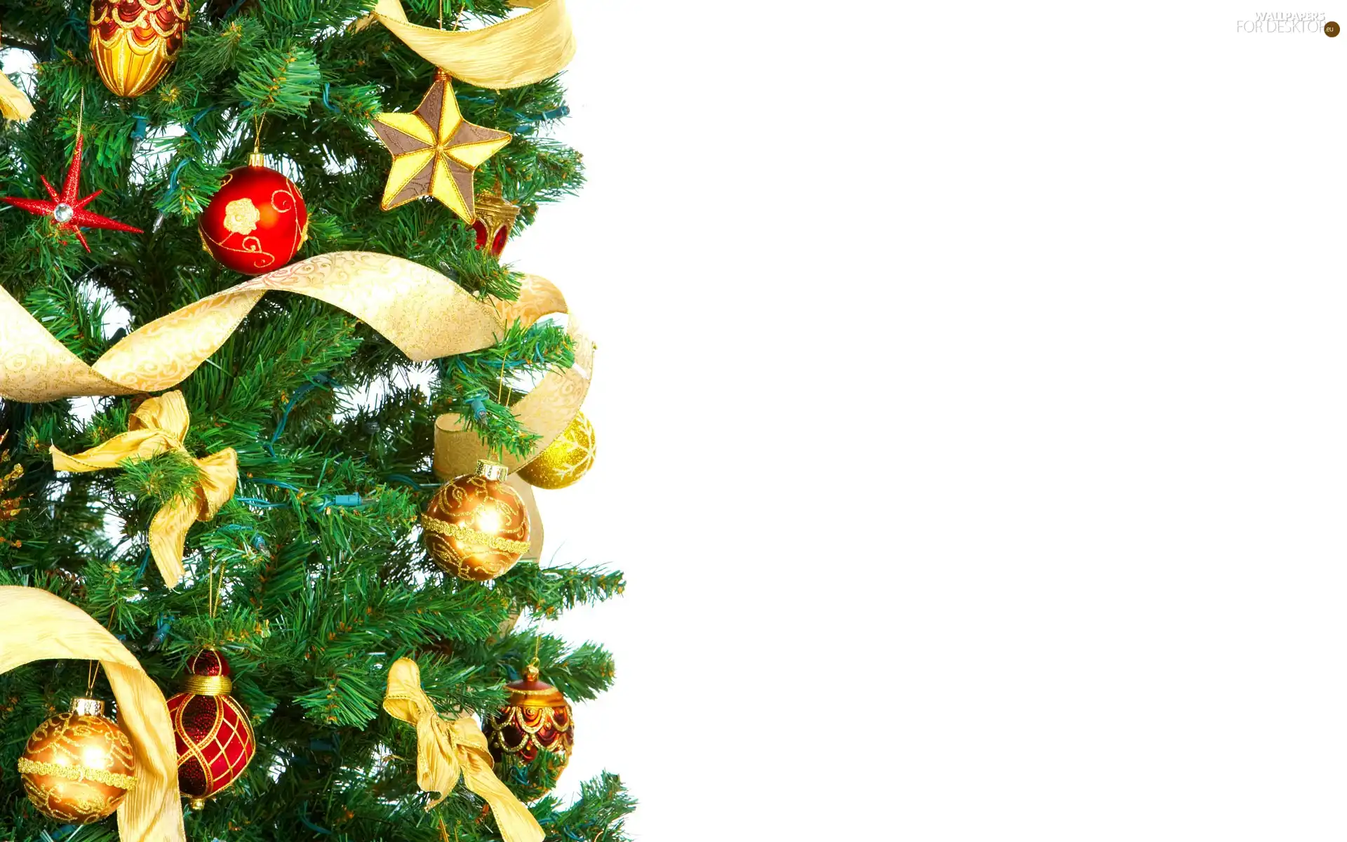 christmas tree, baubles