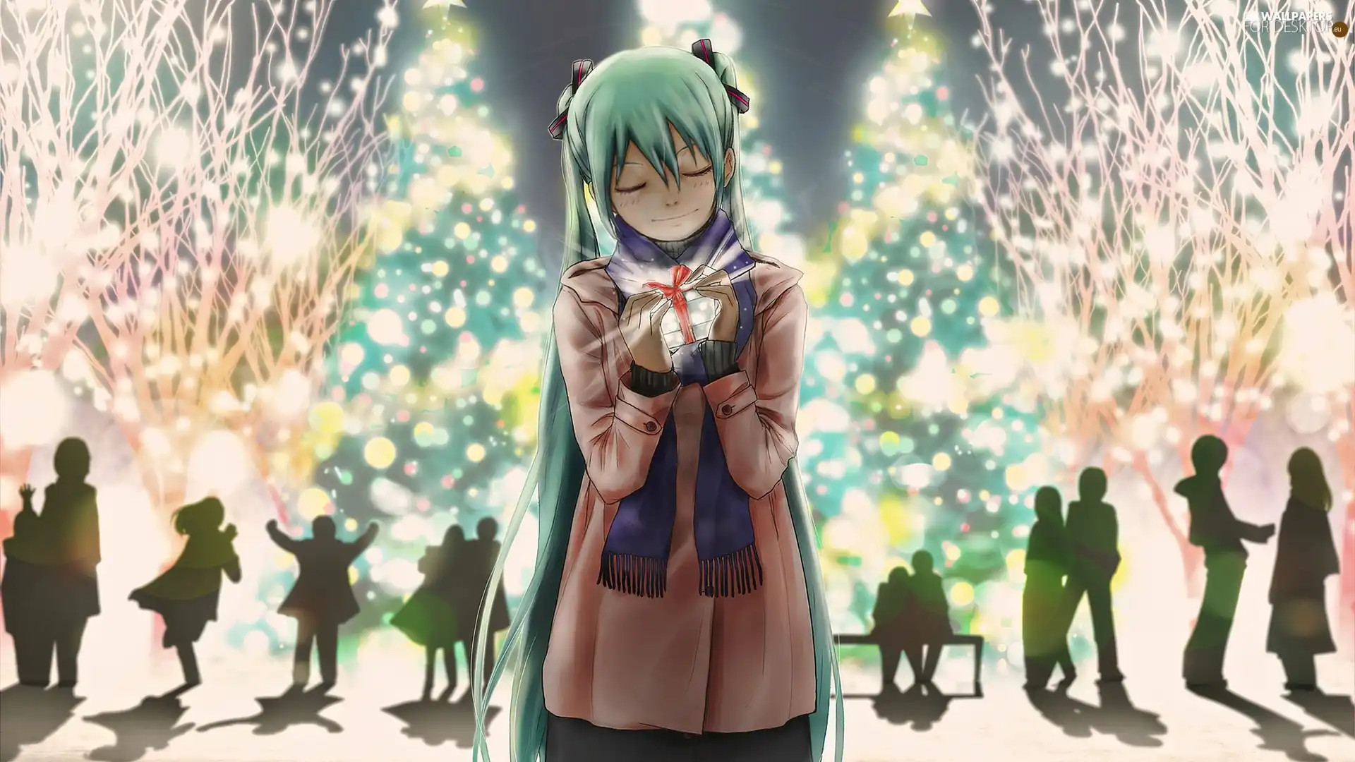 christmas, Miku, Present