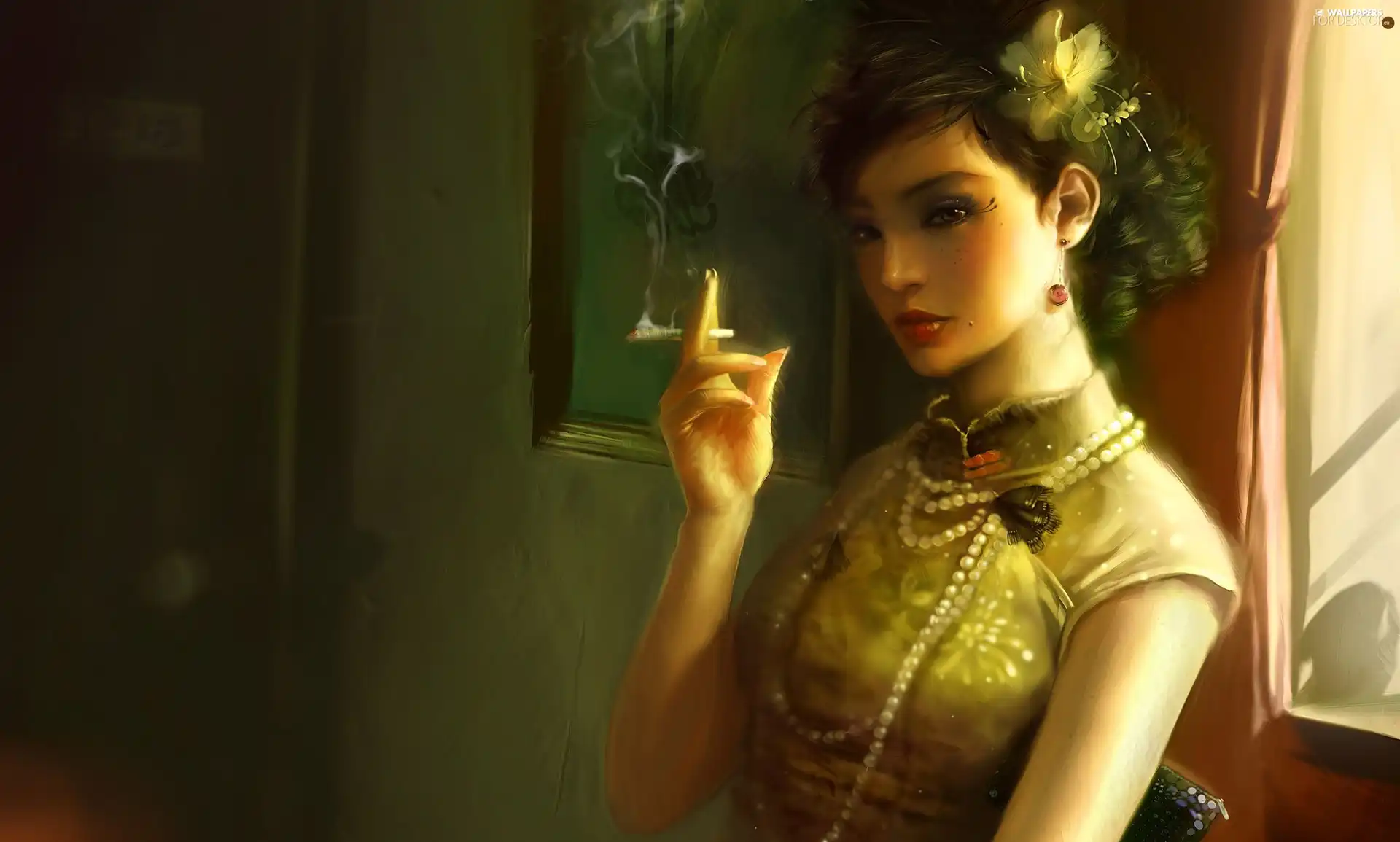 Women, Cigarette