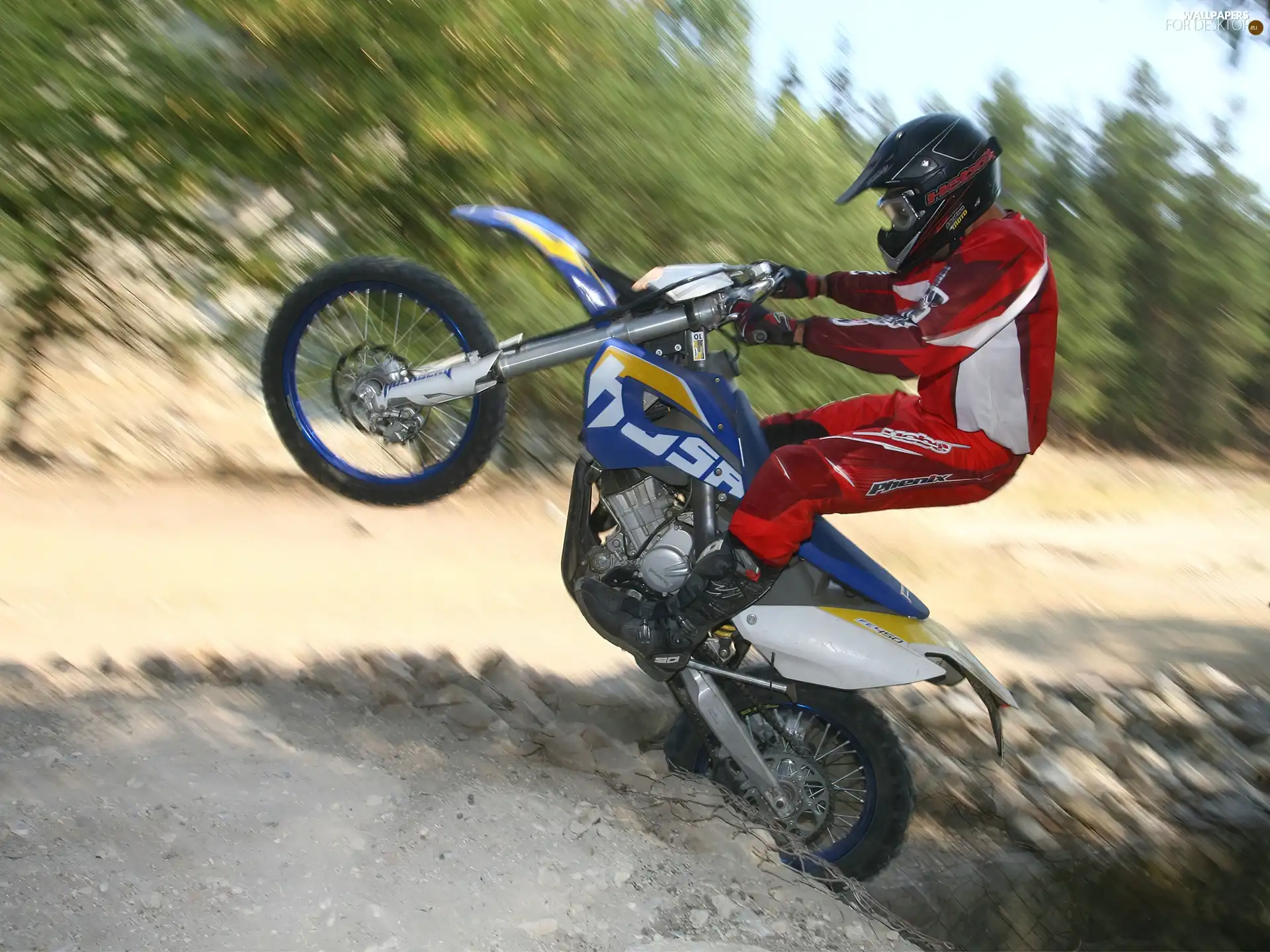 Husaberg FE450, an, Circle, ride