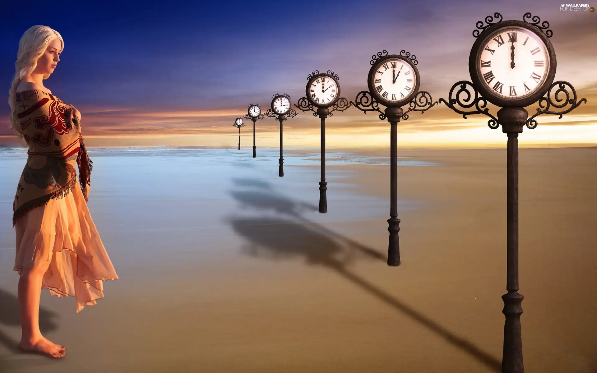 clocks, Blonde, Beaches