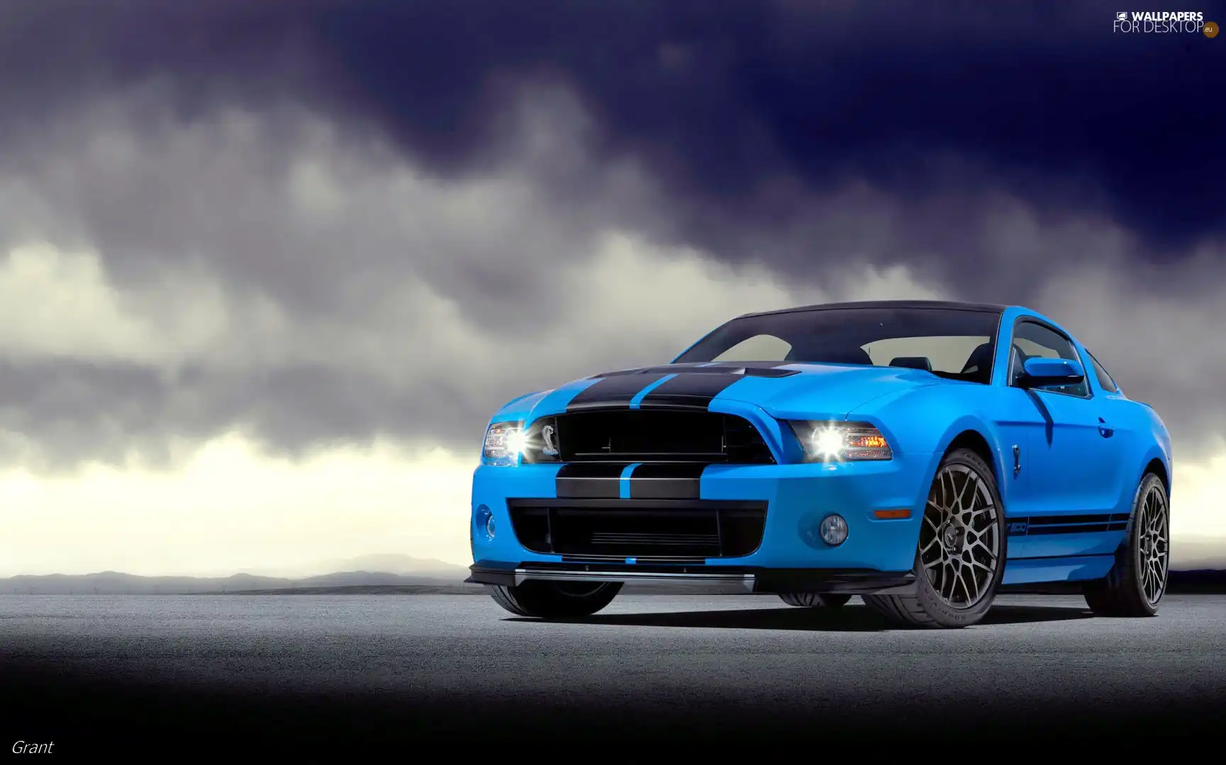 Ford Mustang, GT-R500, clouds, Shelby