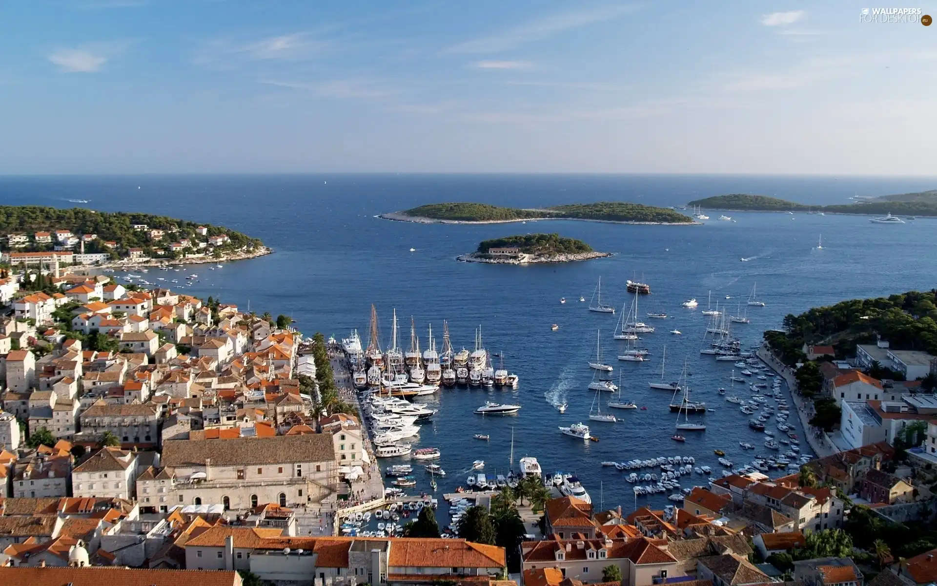 Islands, Hvar, Coartia, Town