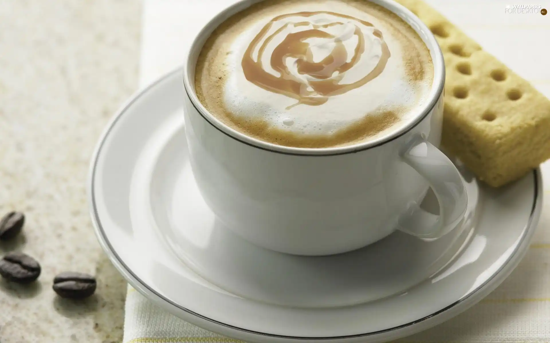 coffee, cup, cream